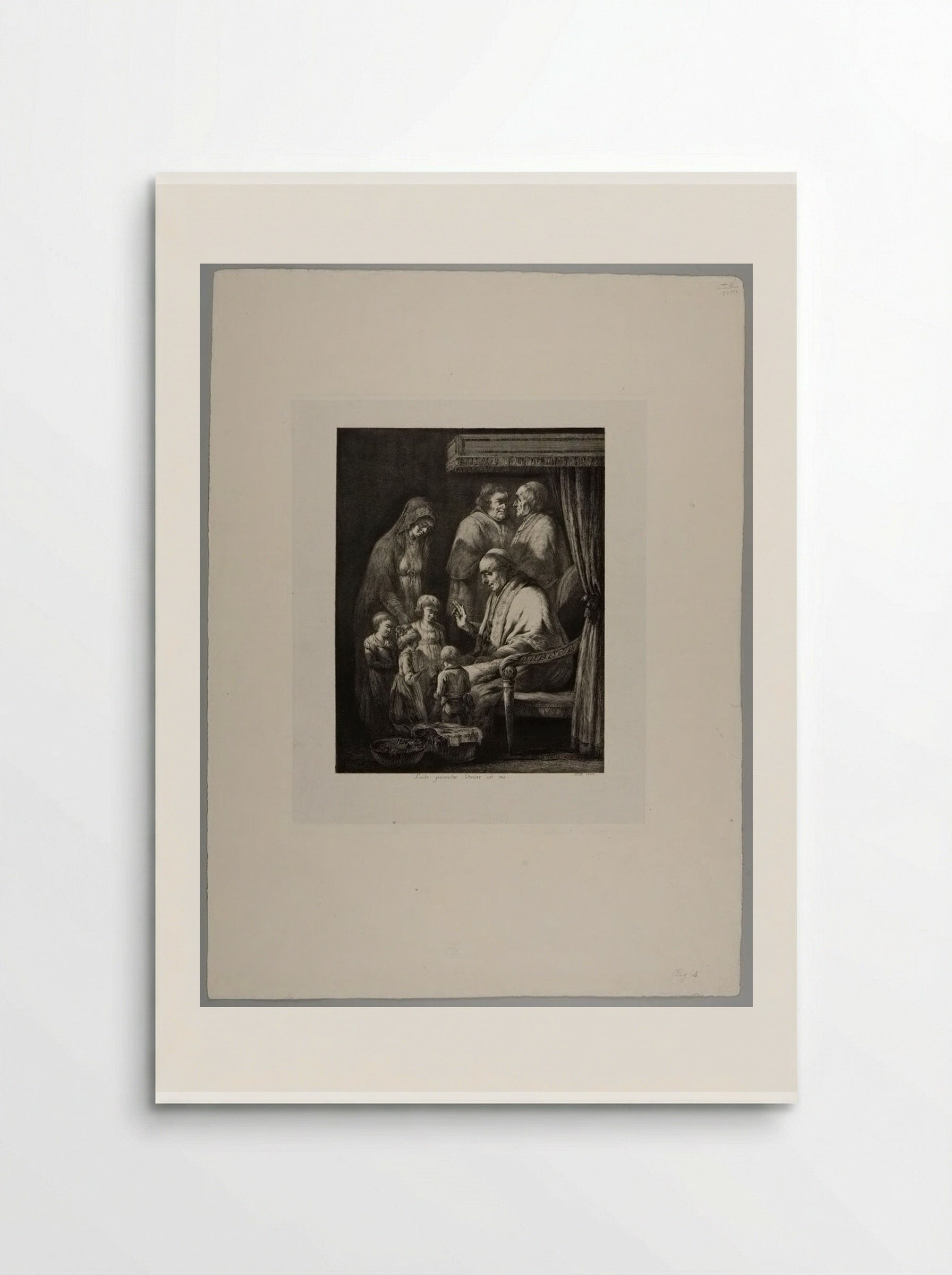 Pope Pius VII Blessing the Children - Jean-Jacques de Boissieu - Poster