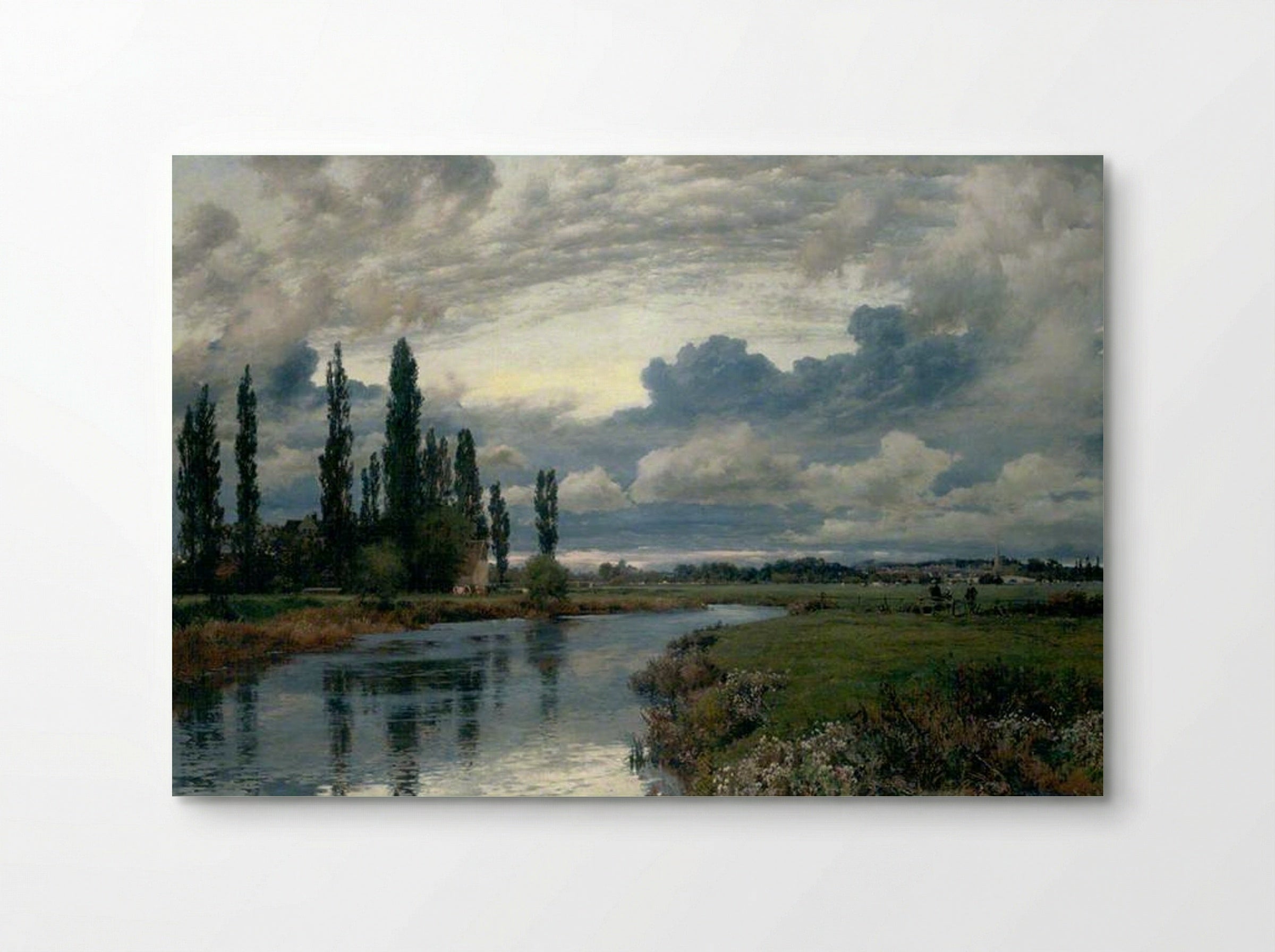 Poplars in the Thames Valley - Alfred Parsons - Poster