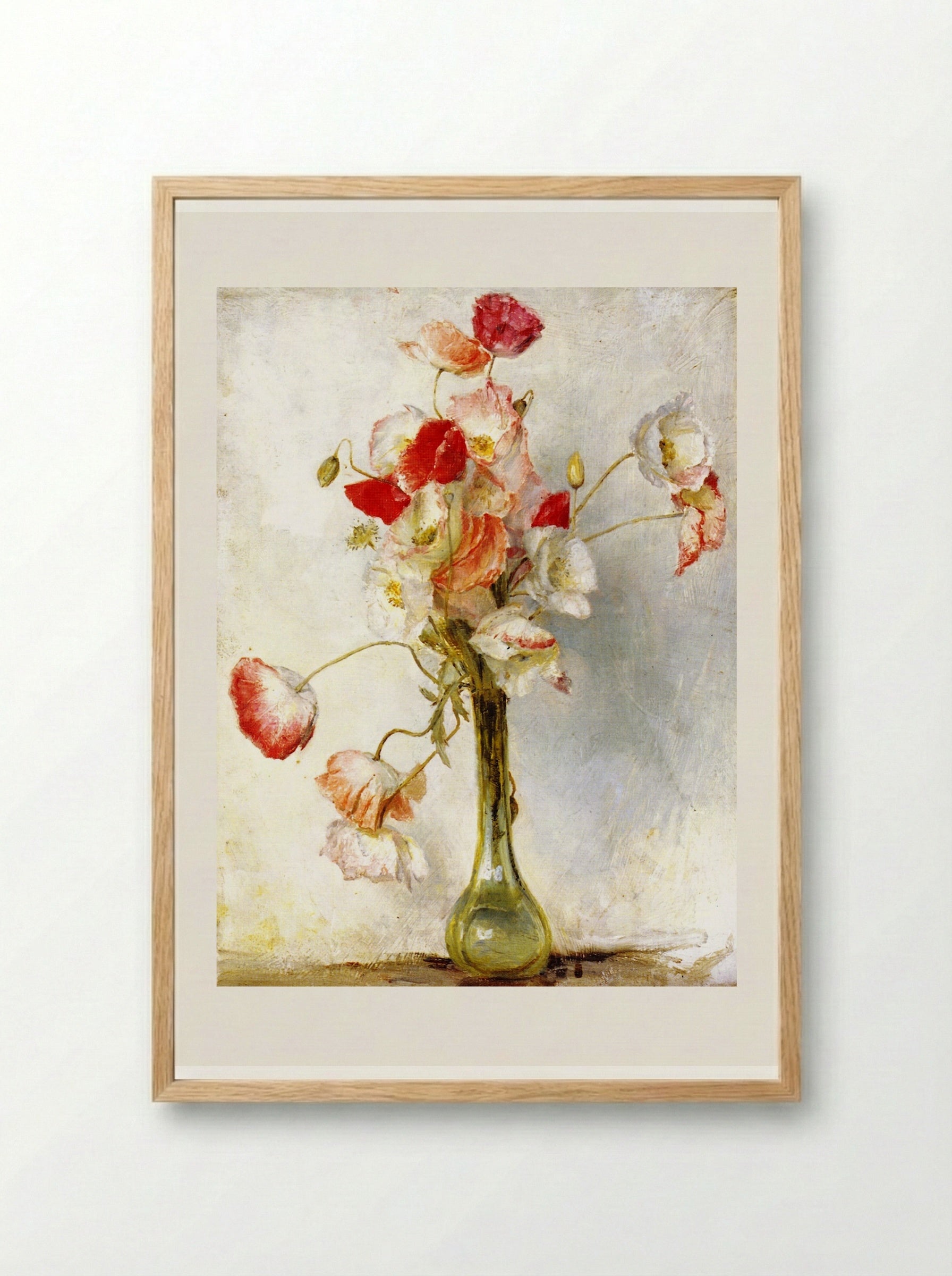 Poppies - Tom Roberts - Framed Print Wood