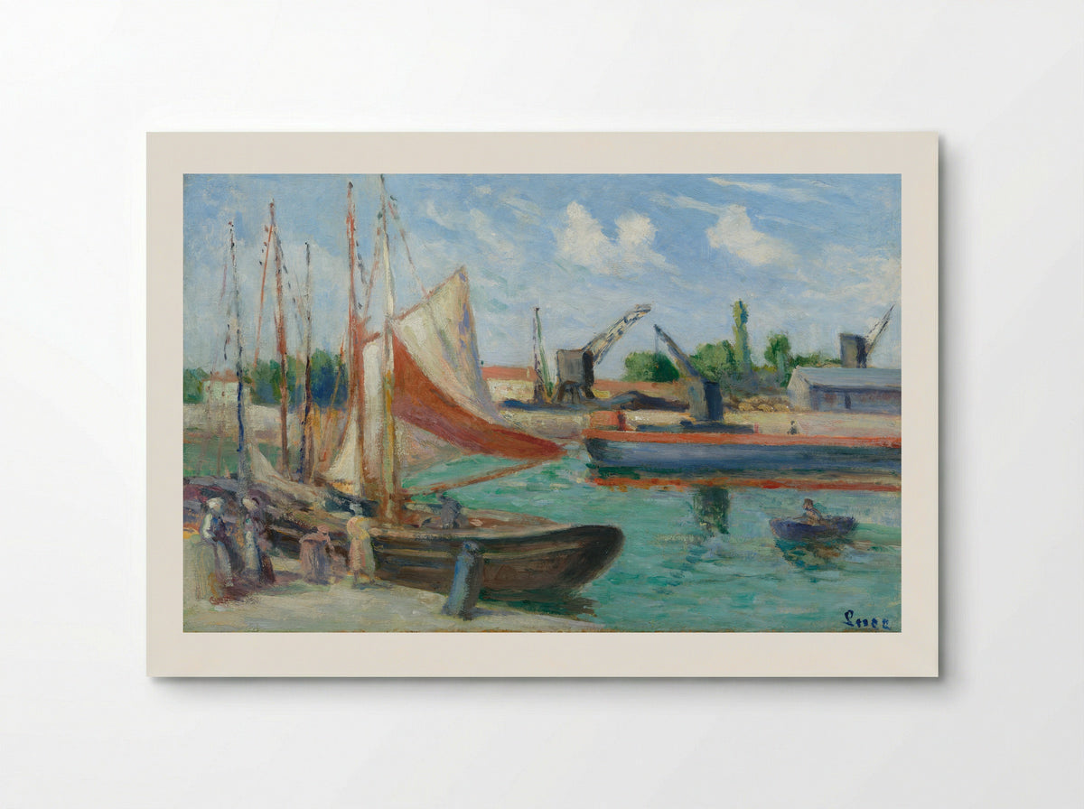 Port De Rotterdam - Maximilien Luce - Poster