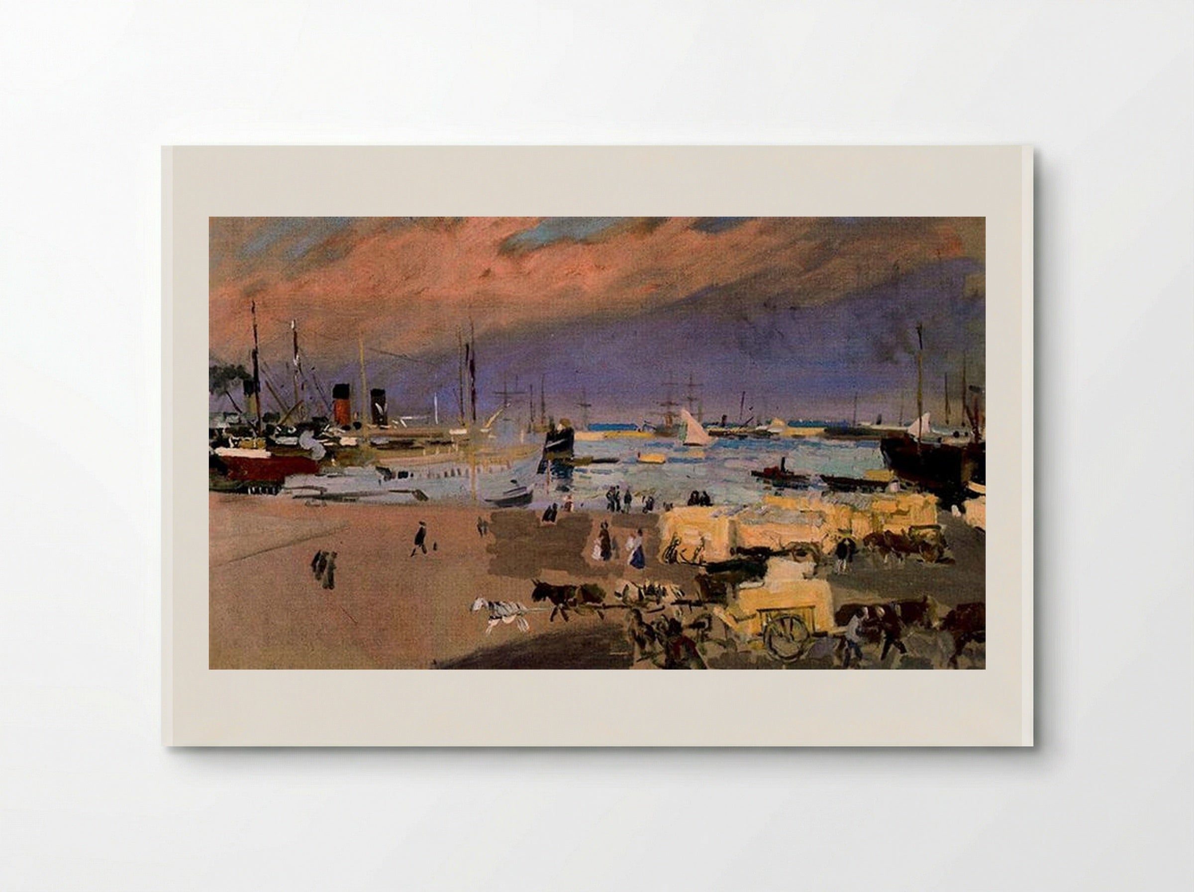 Port Valencia - Joaquín Sorolla - Poster