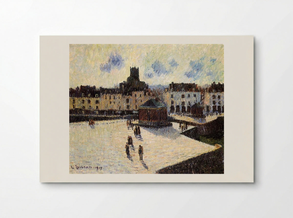 Port at Dieppe - Gustave Loiseau - Poster