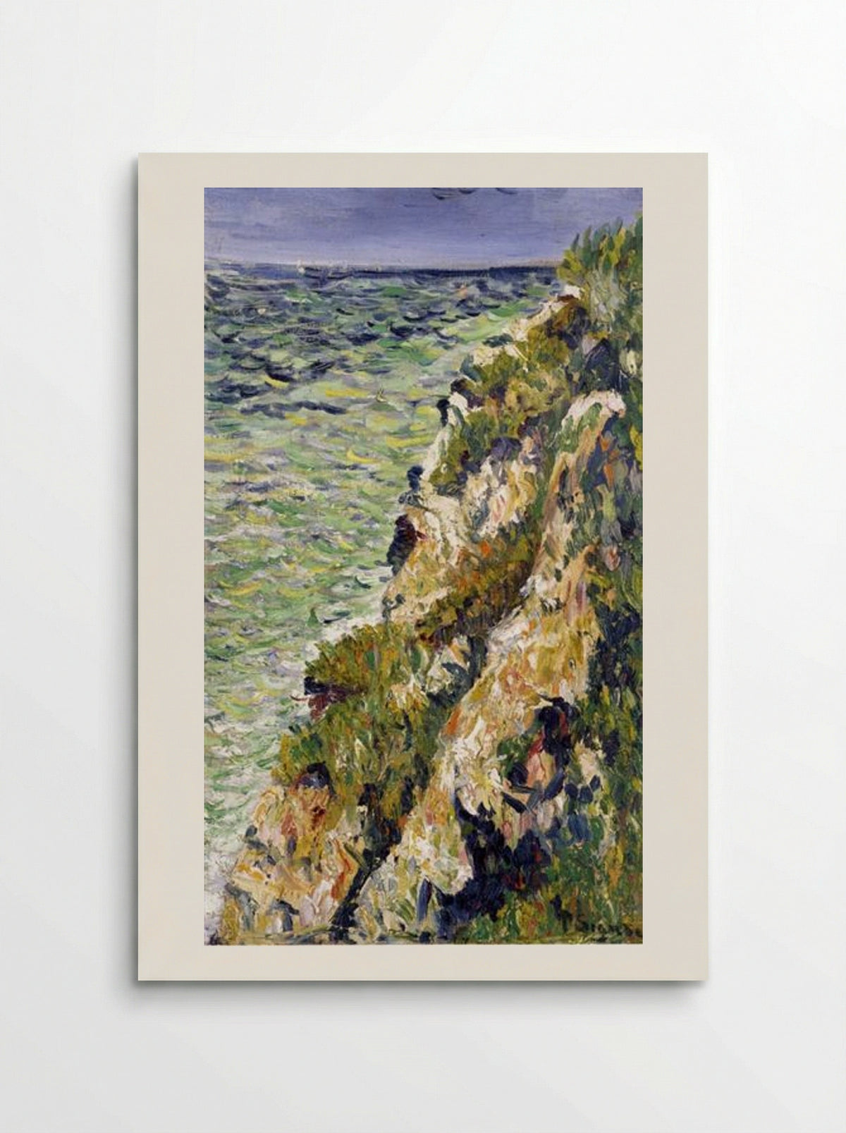 Port-en-Bessin, a Cliff - Paul Signac - Poster