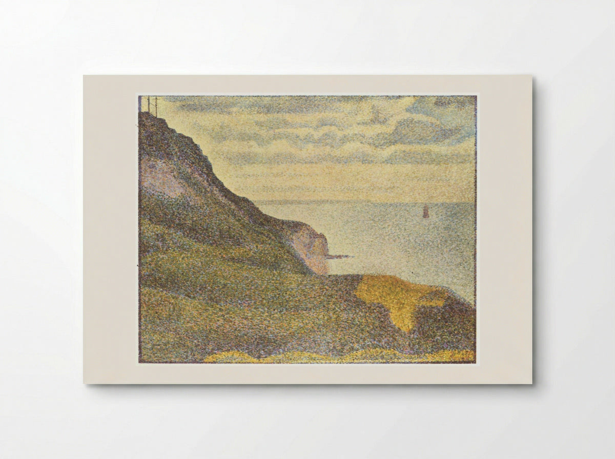 Port-en-Bessin, the Semaphore and Cliffs - Georges Seurat - Poster