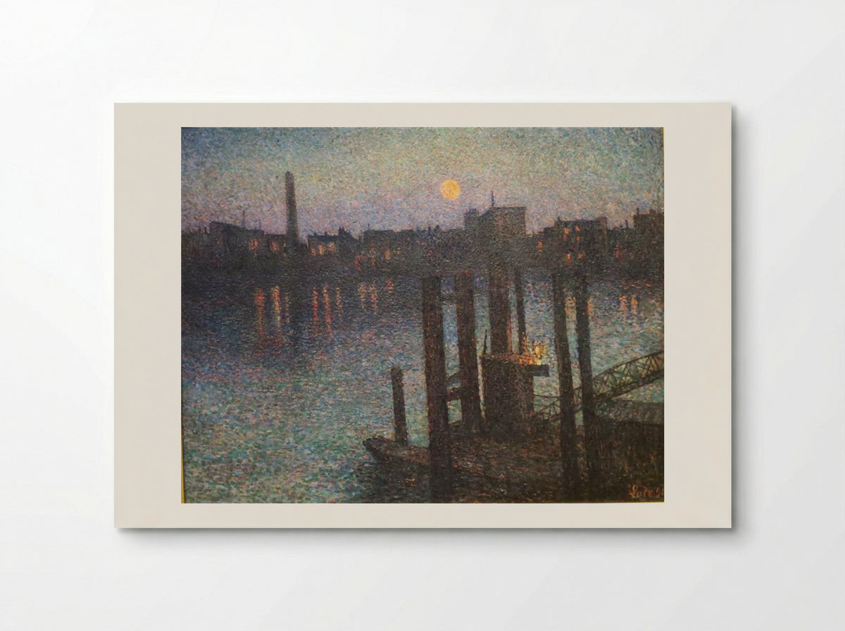 Port of London, Night - Maximilien Luce - Poster
