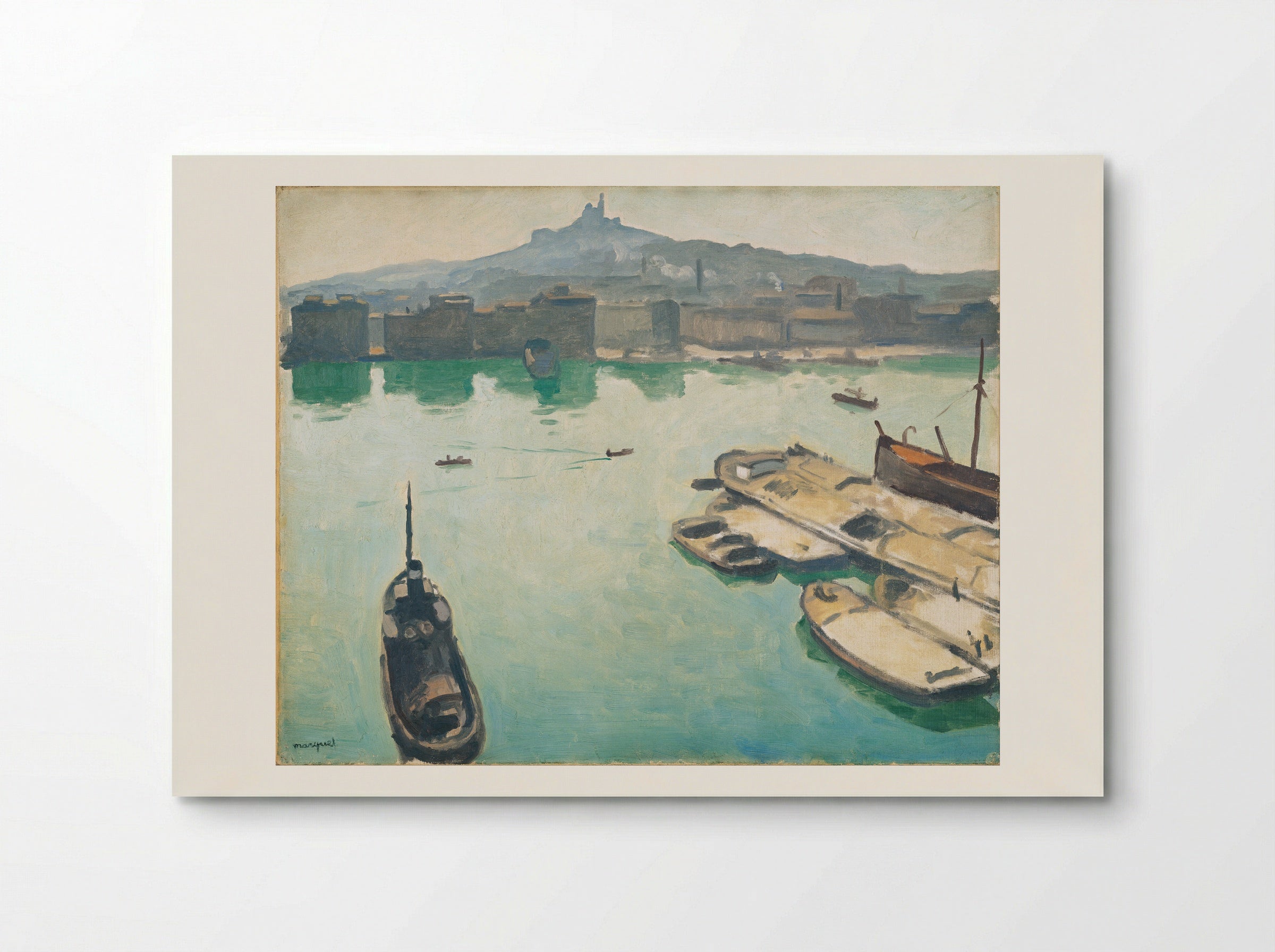 Port of Marseilles - Albert Marquet - Poster