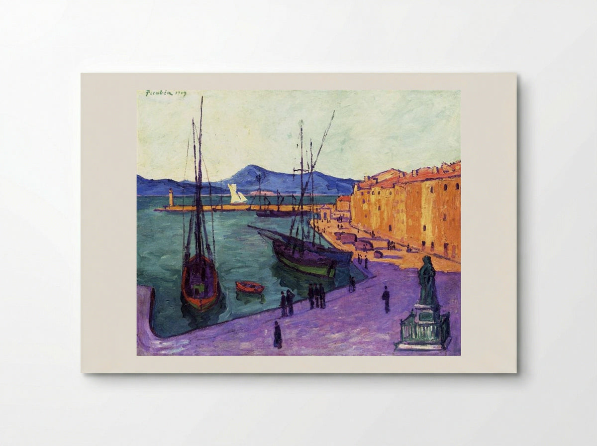 Port of Saint-Tropez, Evening Effect - Francis Picabia - Poster