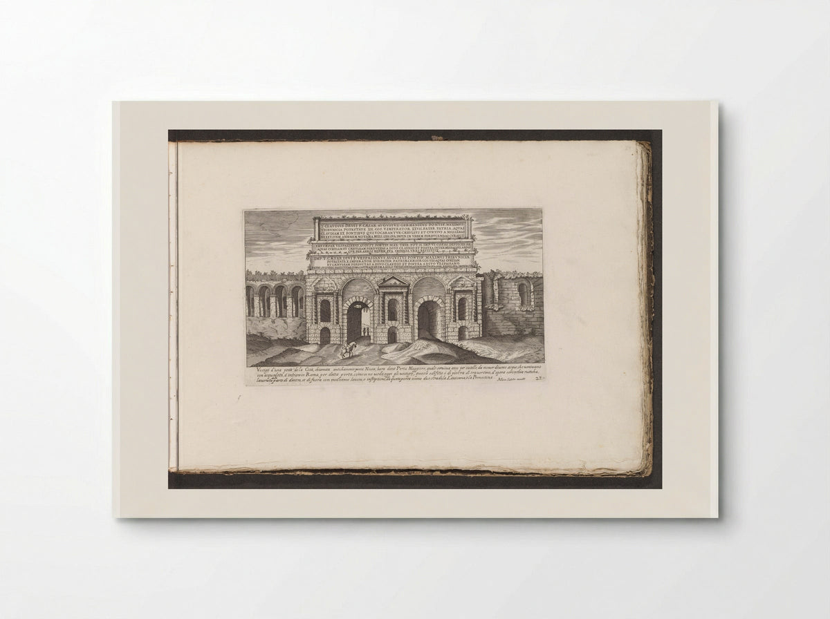 Porta Maggiore - Giovanni Giacomo de' Rossi - Poster