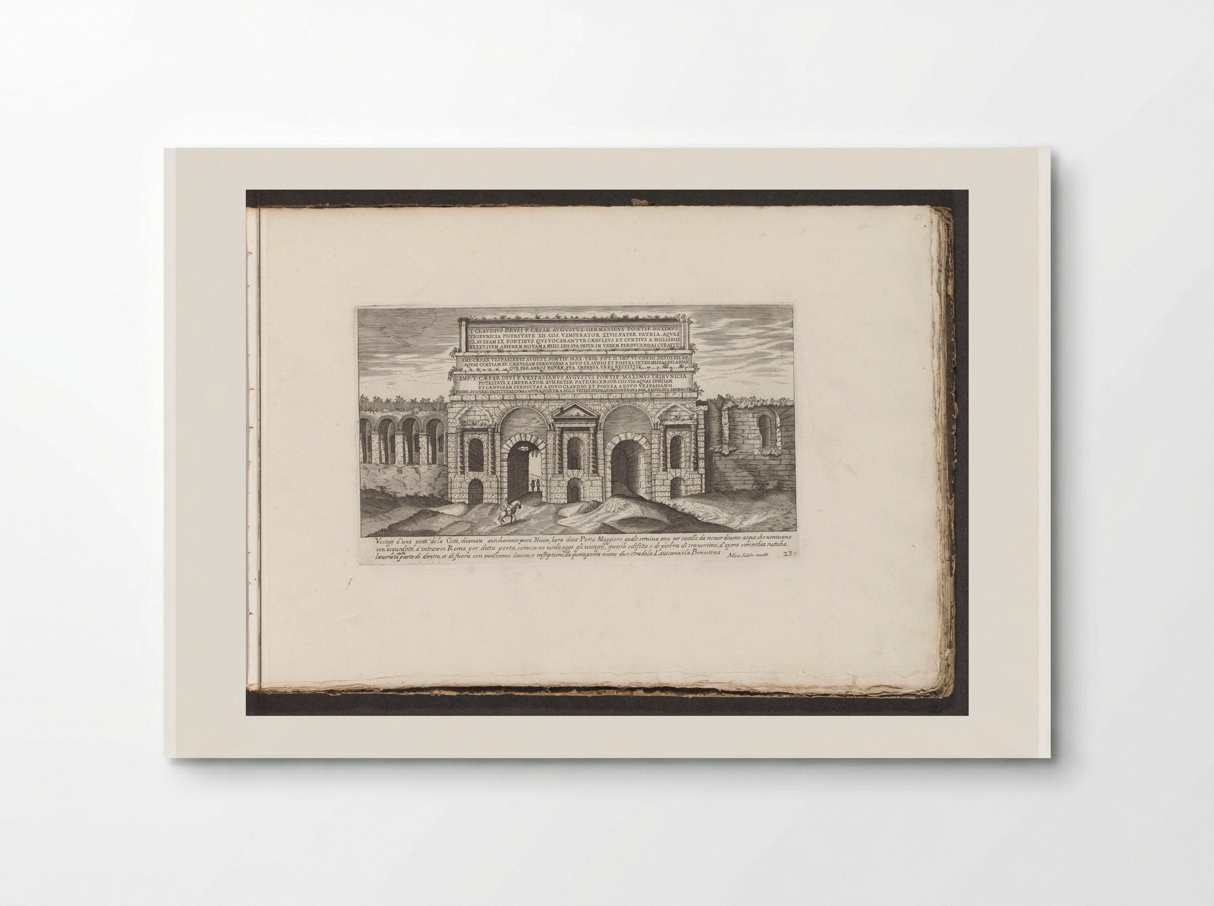 Porta Maggiore - Giovanni Giacomo de' Rossi - Poster