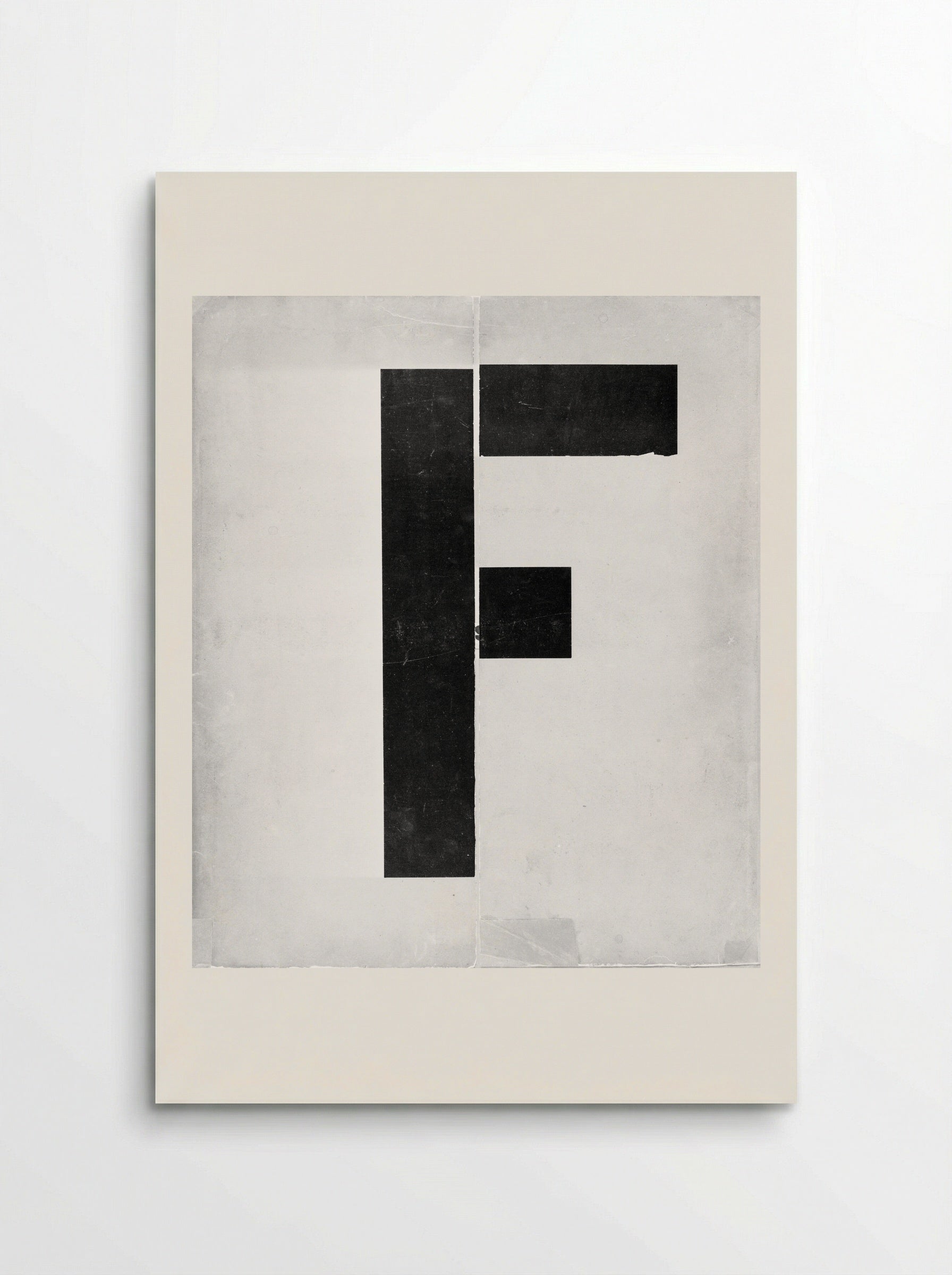 Portfolio Cover, from the portfolio Figurines. The Three-Dimensional Design of the Electro-Mechanical Spectacle: Victory Over the Sun - El Lissitzky - Poster