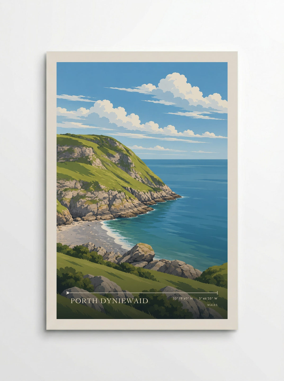 Porth Dyniewaid | Travel Poster - Poster