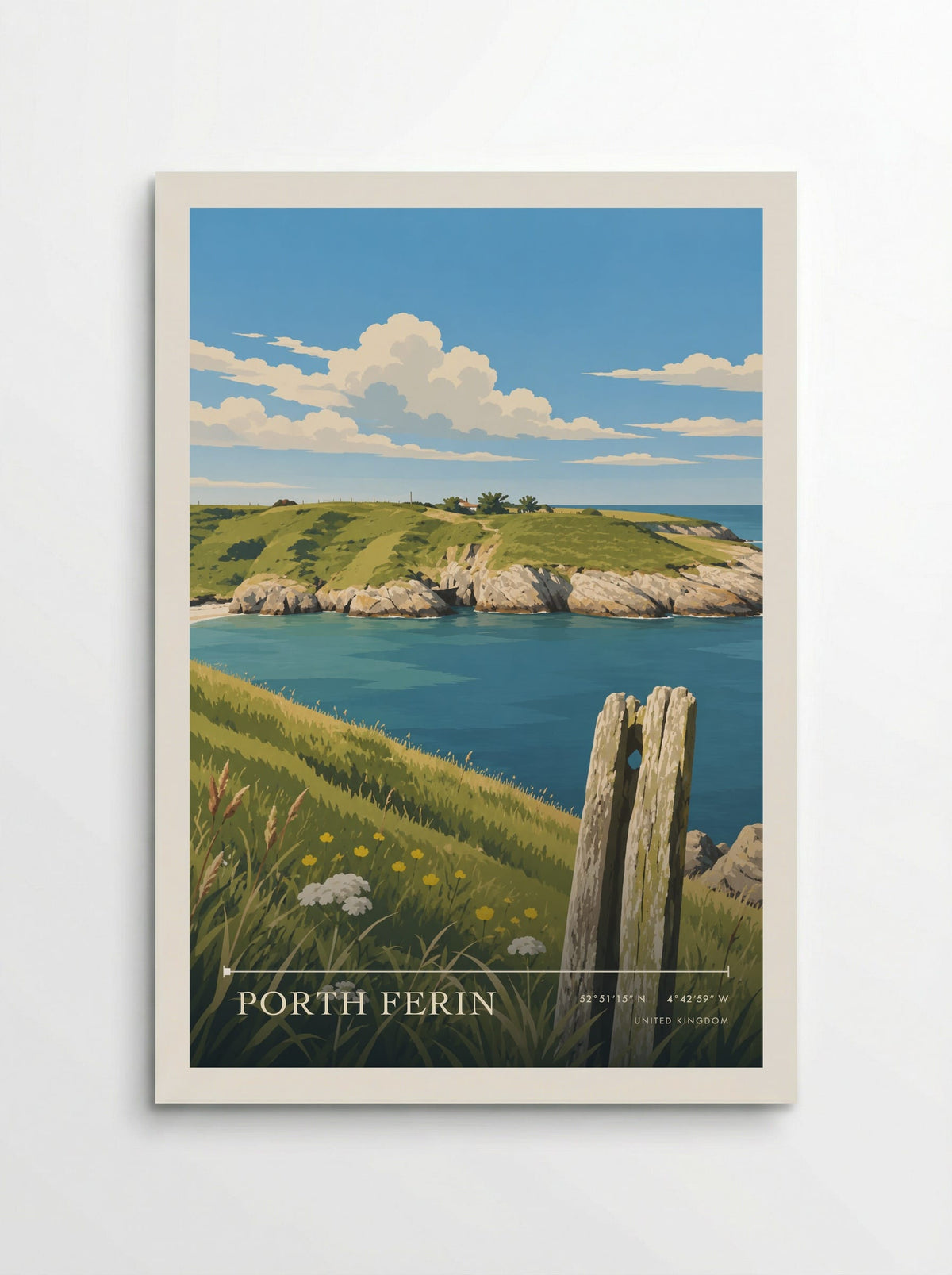 Porth Ferin | Travel Poster - Poster