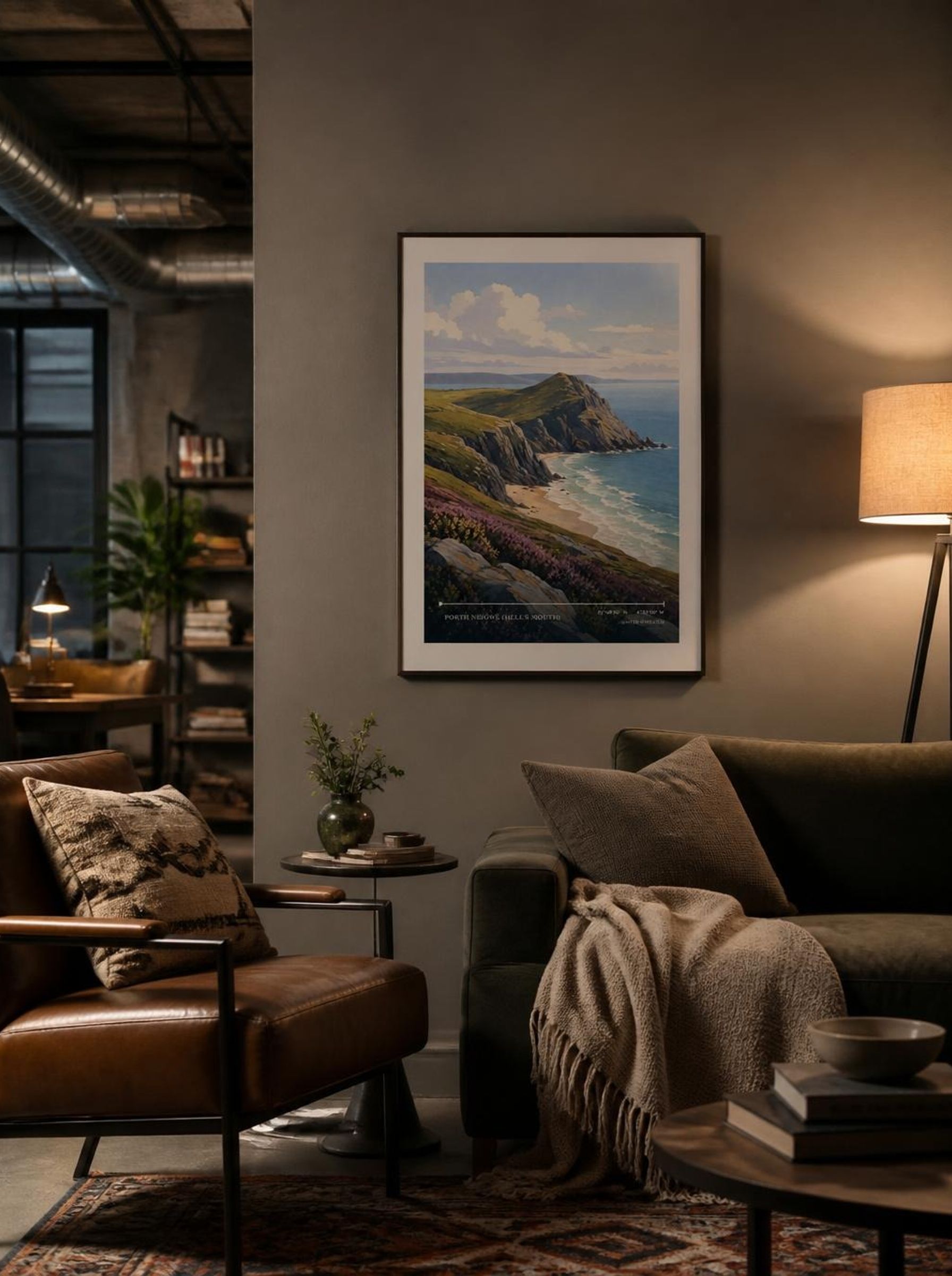Porth Neigwl (Hell's Mouth) United Kingdom Travel Poster - Lifestyle