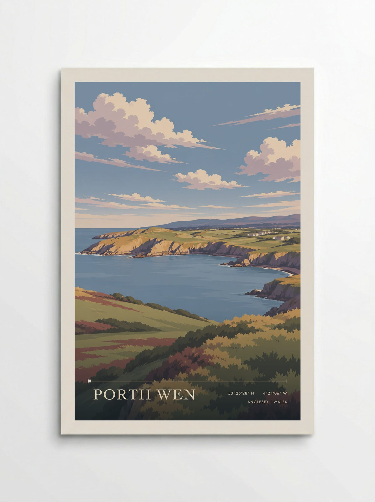 Porth Wen, Anglesey | Travel Poster - Poster