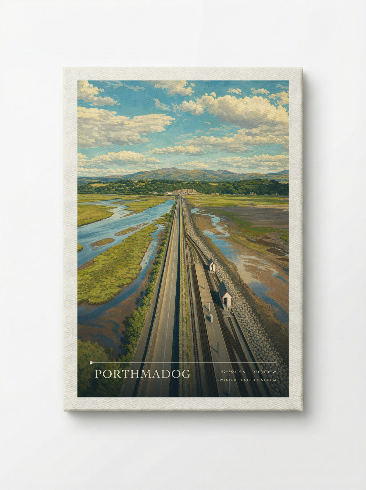 Porthmadog Gwynedd United Kingdom Travel Poster - Canvas