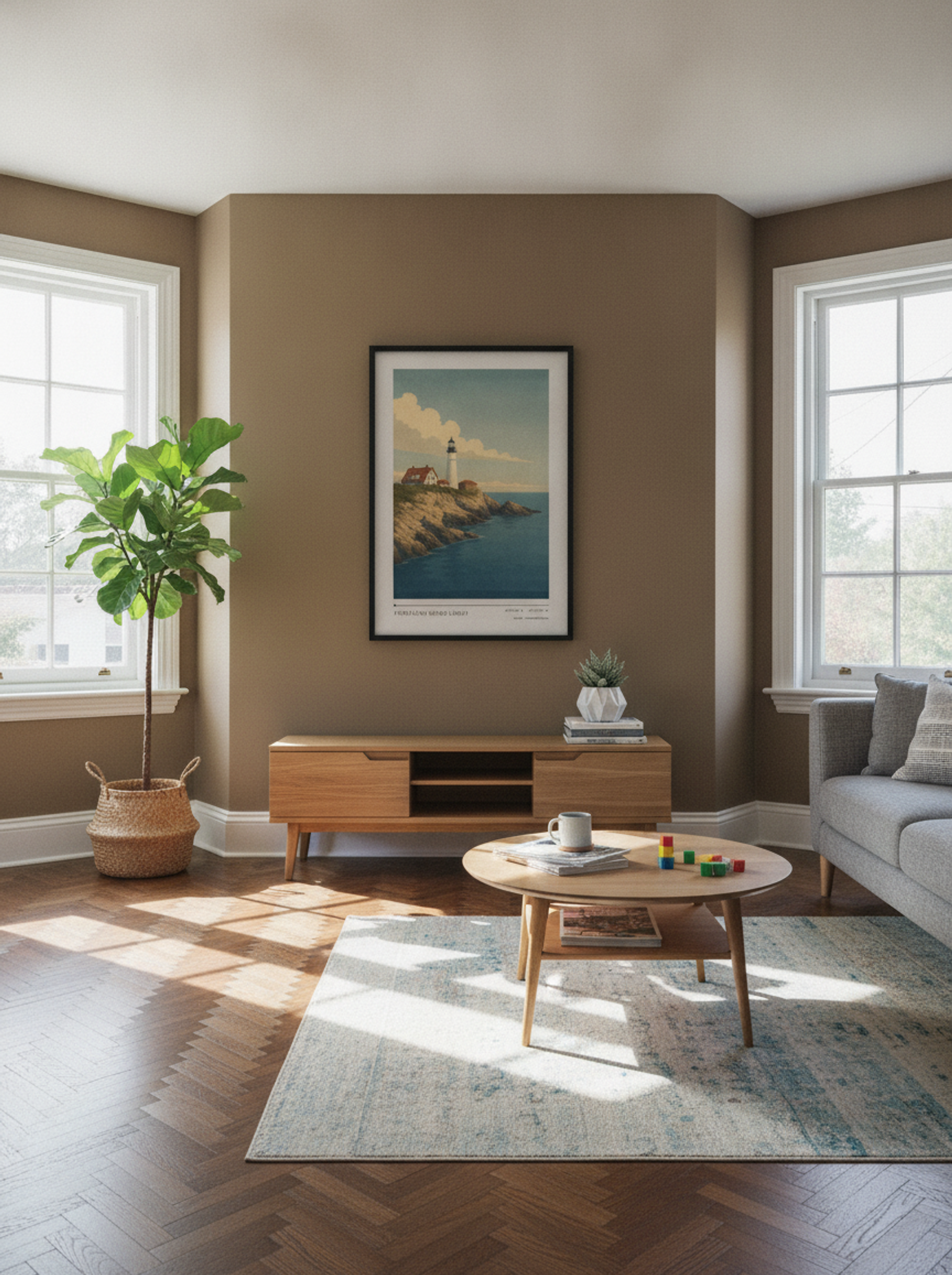 Portland Head Light Travel Poster Artwork - Lifestyle