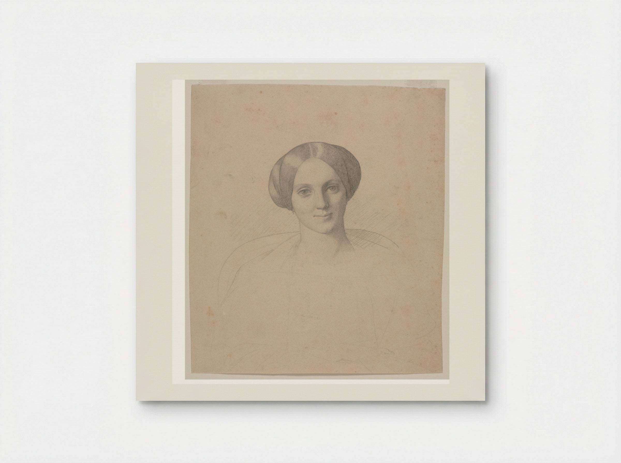 Portrait Head of a Woman - Jean-Léon Gérôme - Poster