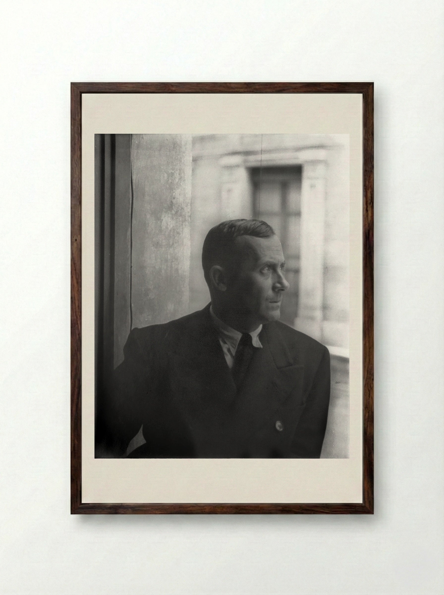 Portrait II (Joan Miró) - Joan Miró - Framed Print Dark Wood