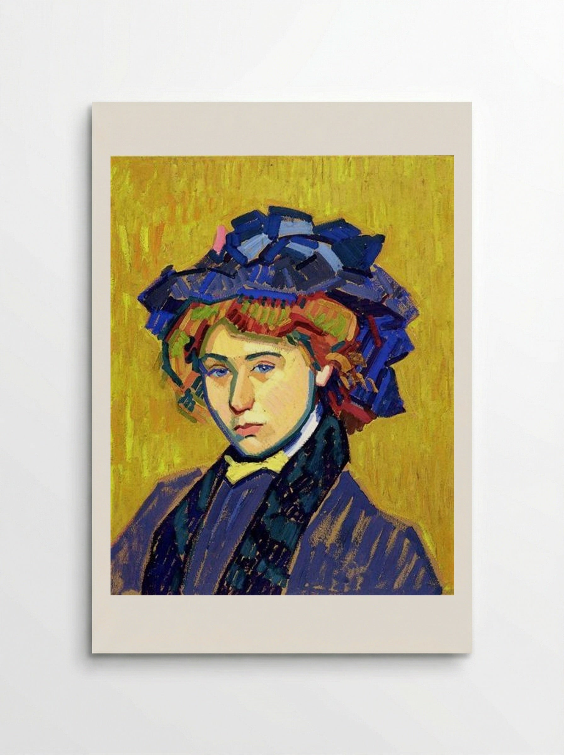Portrait de Jeune fille - Auguste Herbin - Poster