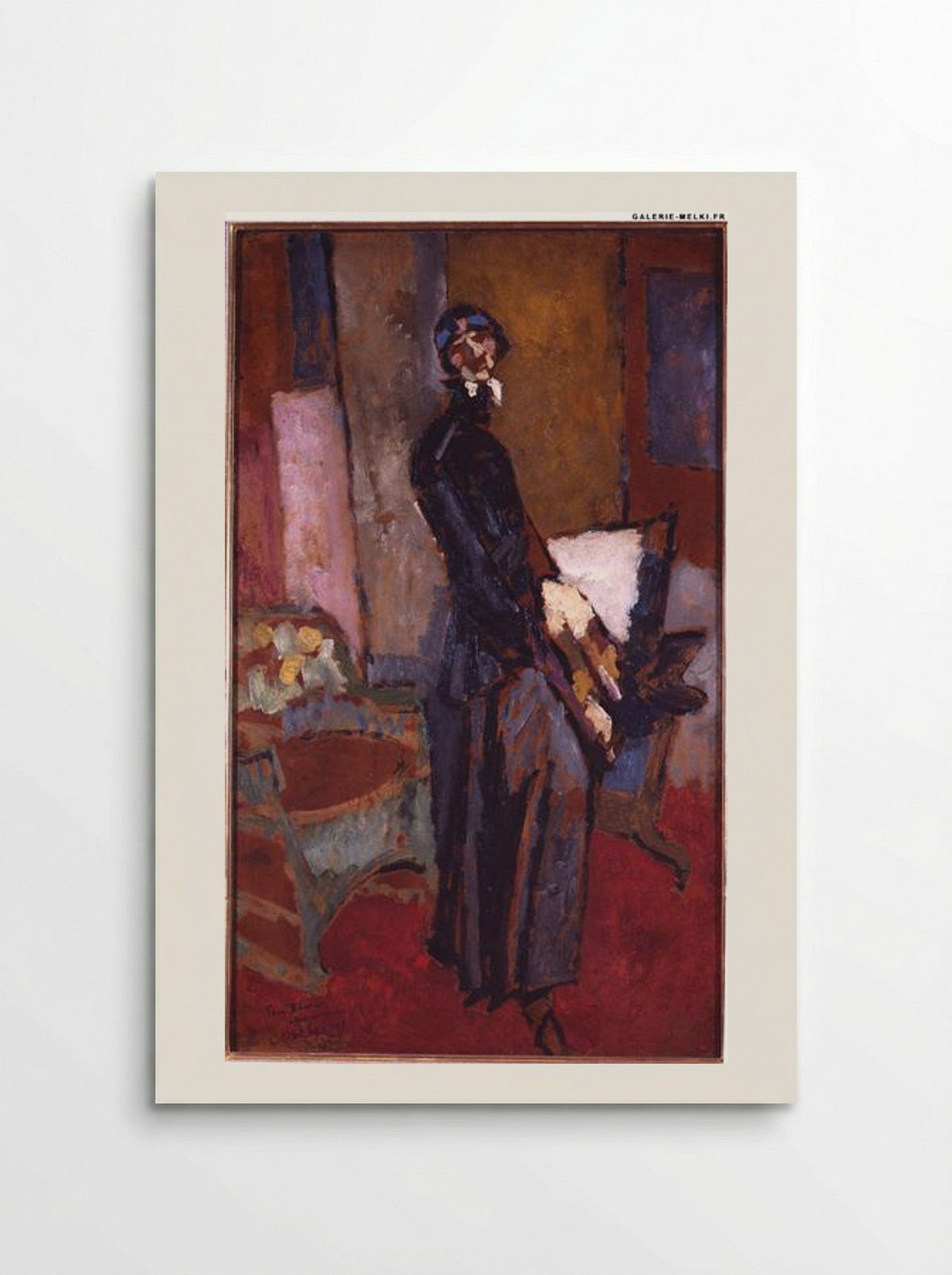 Portrait de Miss Bessie Baver - Albert Gleizes - Poster