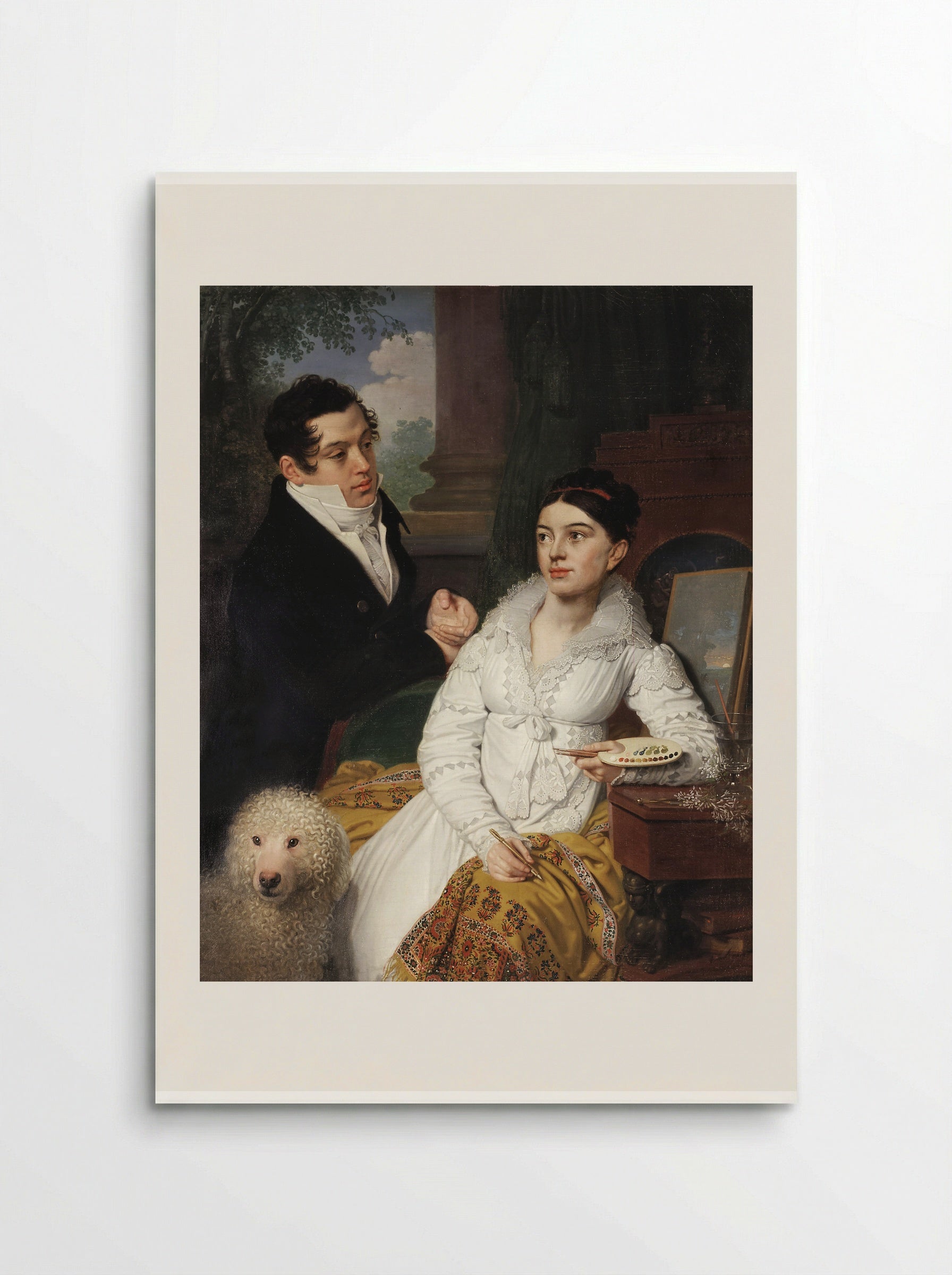 Portrait of A. G. and A. A. Lobanov-Rostovsky - Vladimir Borovikovsky - Poster