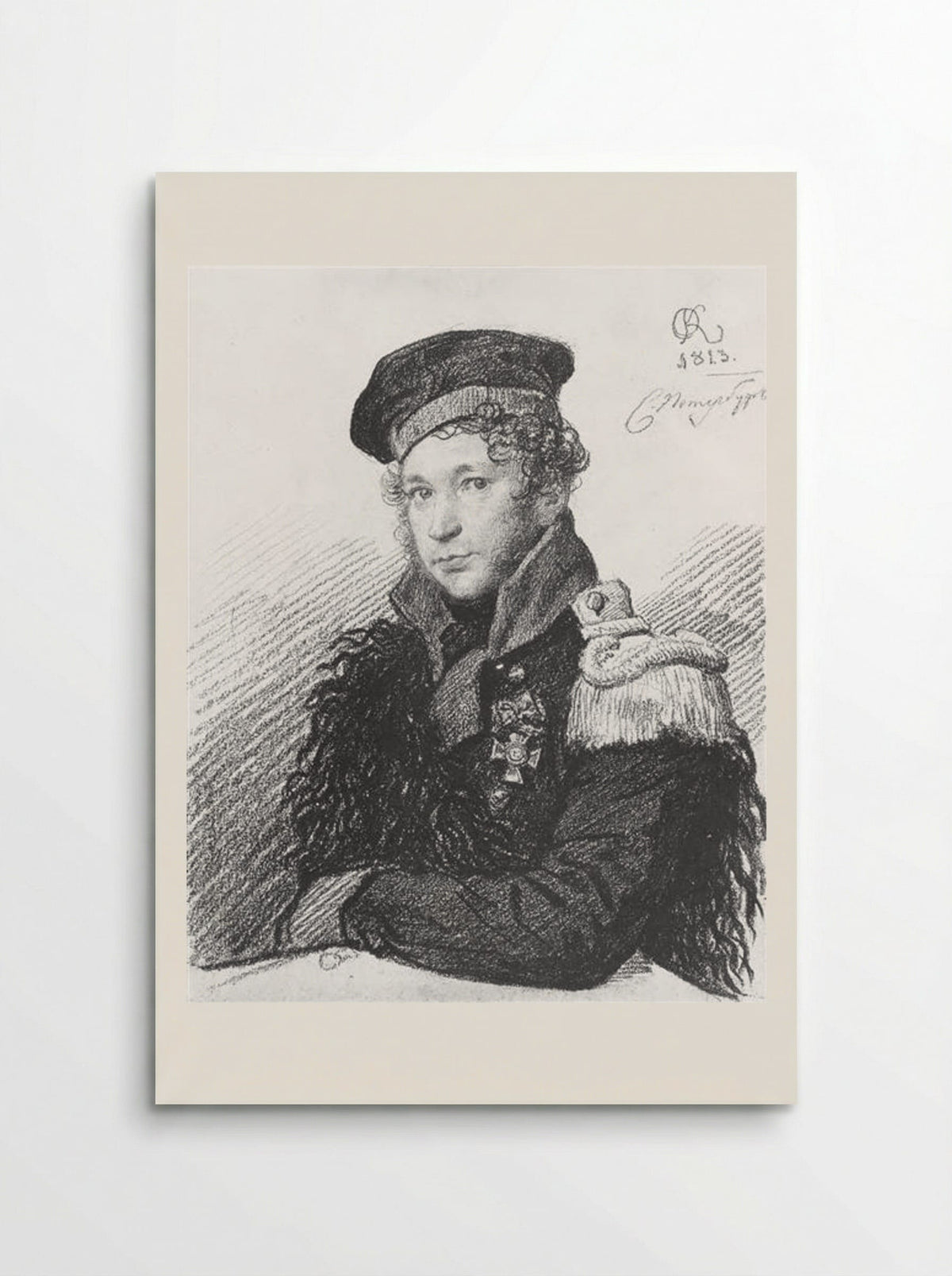 Portrait of A. Tamilov - Orest Kiprensky - Poster