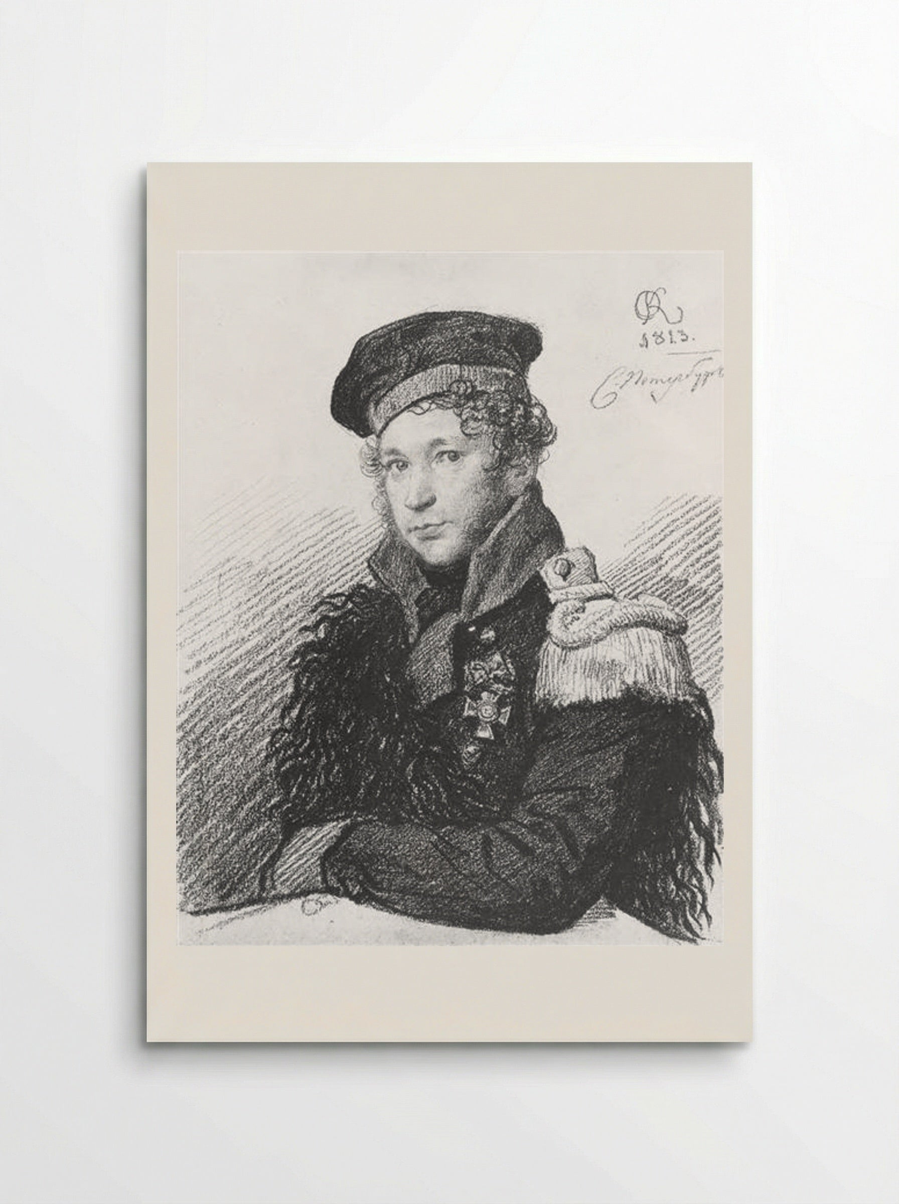 Portrait of A. Tamilov - Orest Kiprensky - Poster