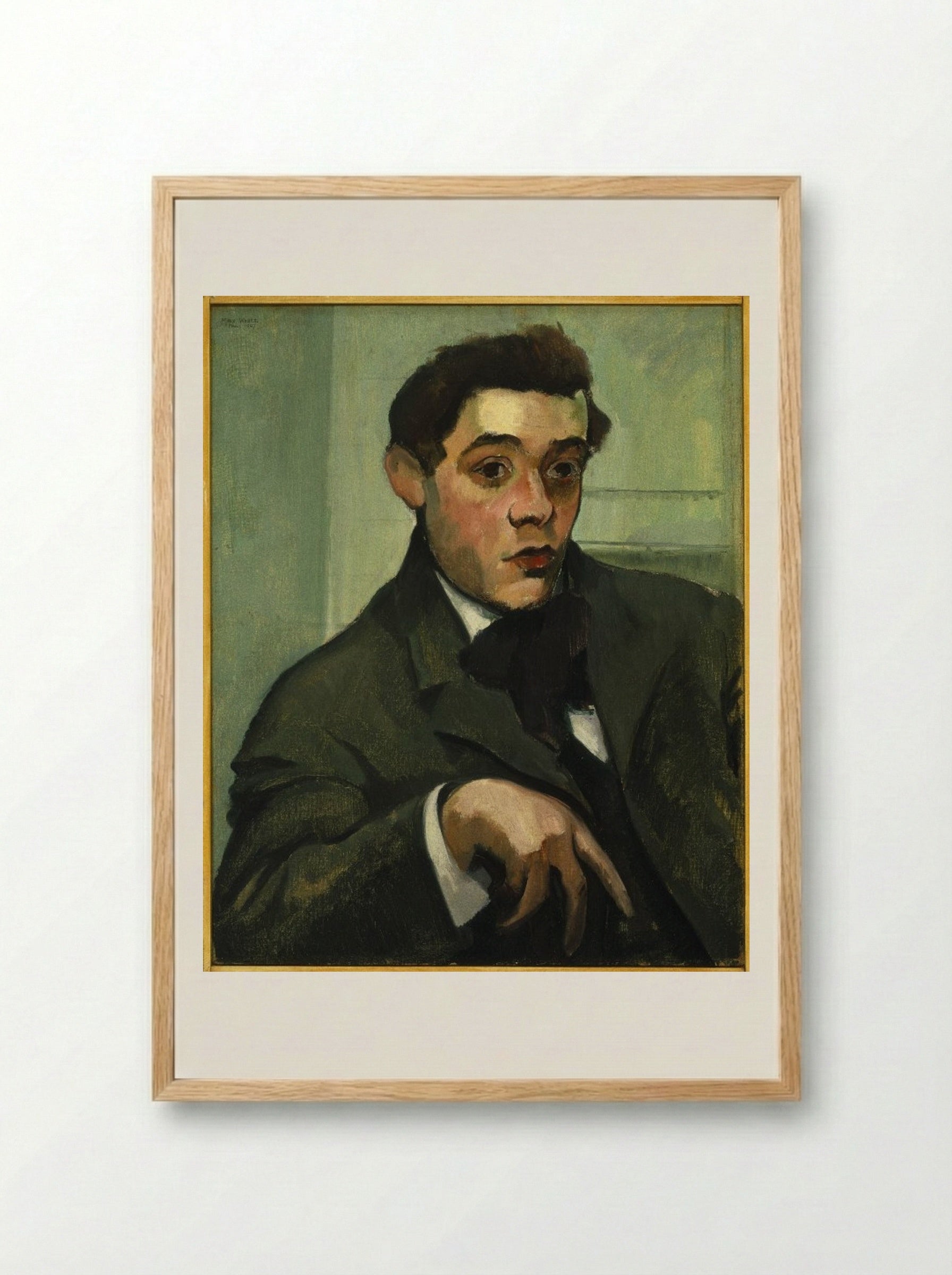 Portrait of Abraham Walkowitz - Max Weber - Framed Print Wood