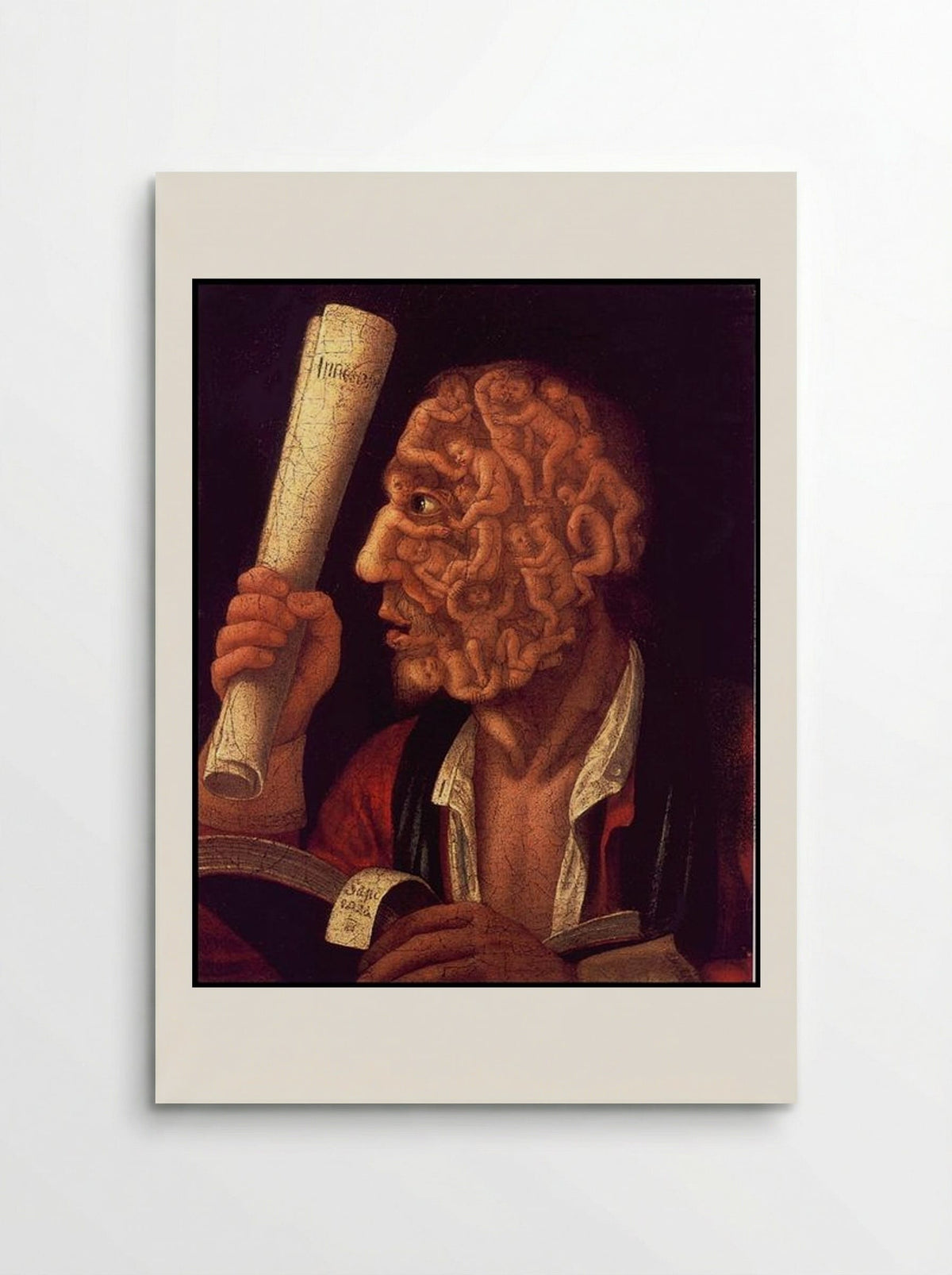 Portrait of Adam - Giuseppe Arcimboldo - Poster