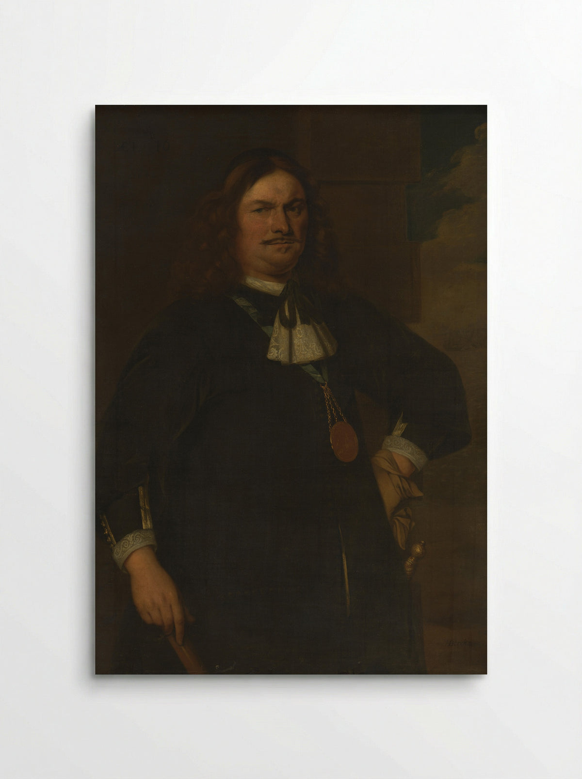 Portrait of Adriaen Banckert - Hendrick Berckman - Poster