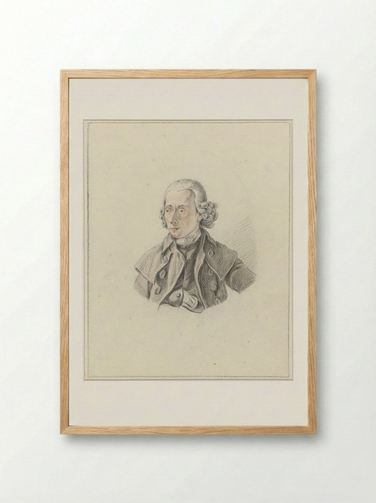 Portrait of Aernout van Beeftingh - Nicolaes Muys - Framed Print Wood