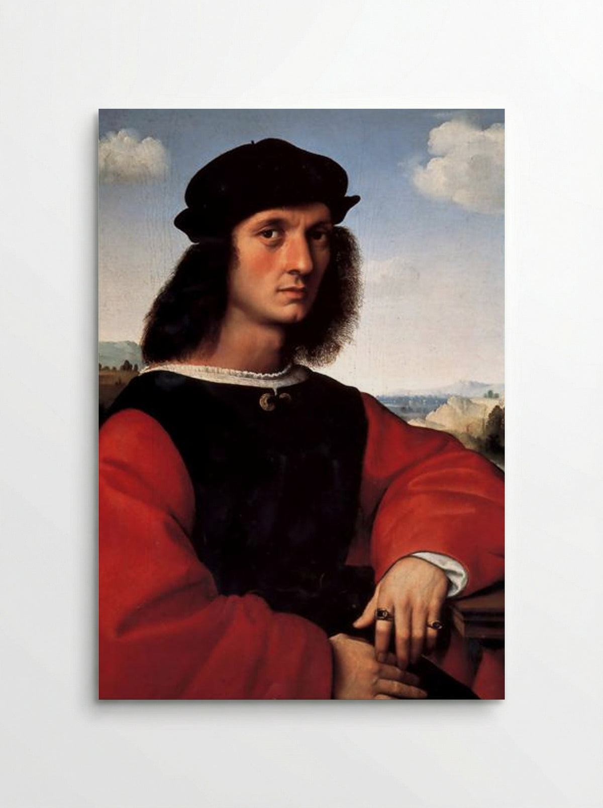 Portrait of Agnolo Doni - Raphael - Poster
