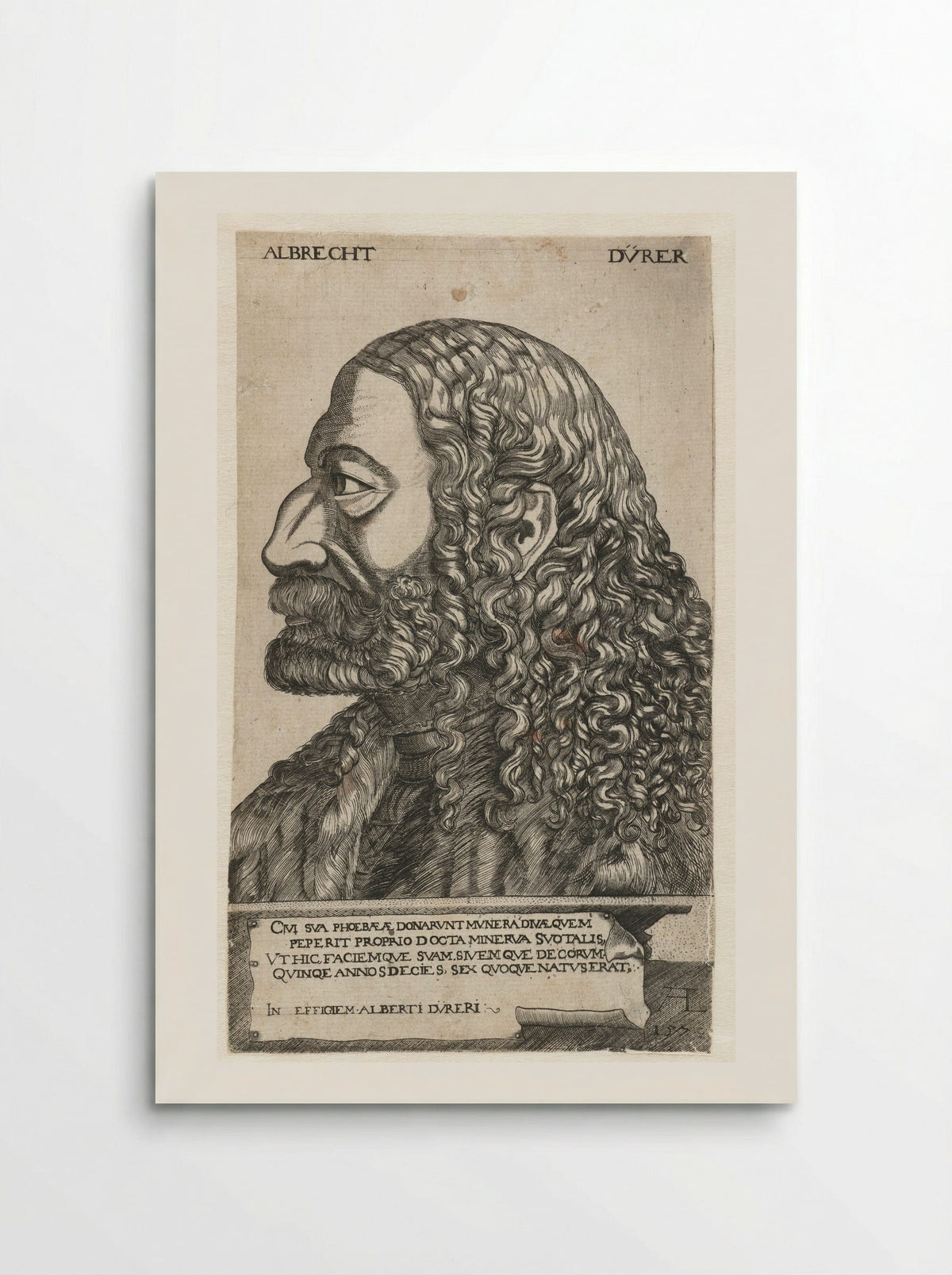 Portrait of Albrecht Dürer - Monogrammist AL - Poster