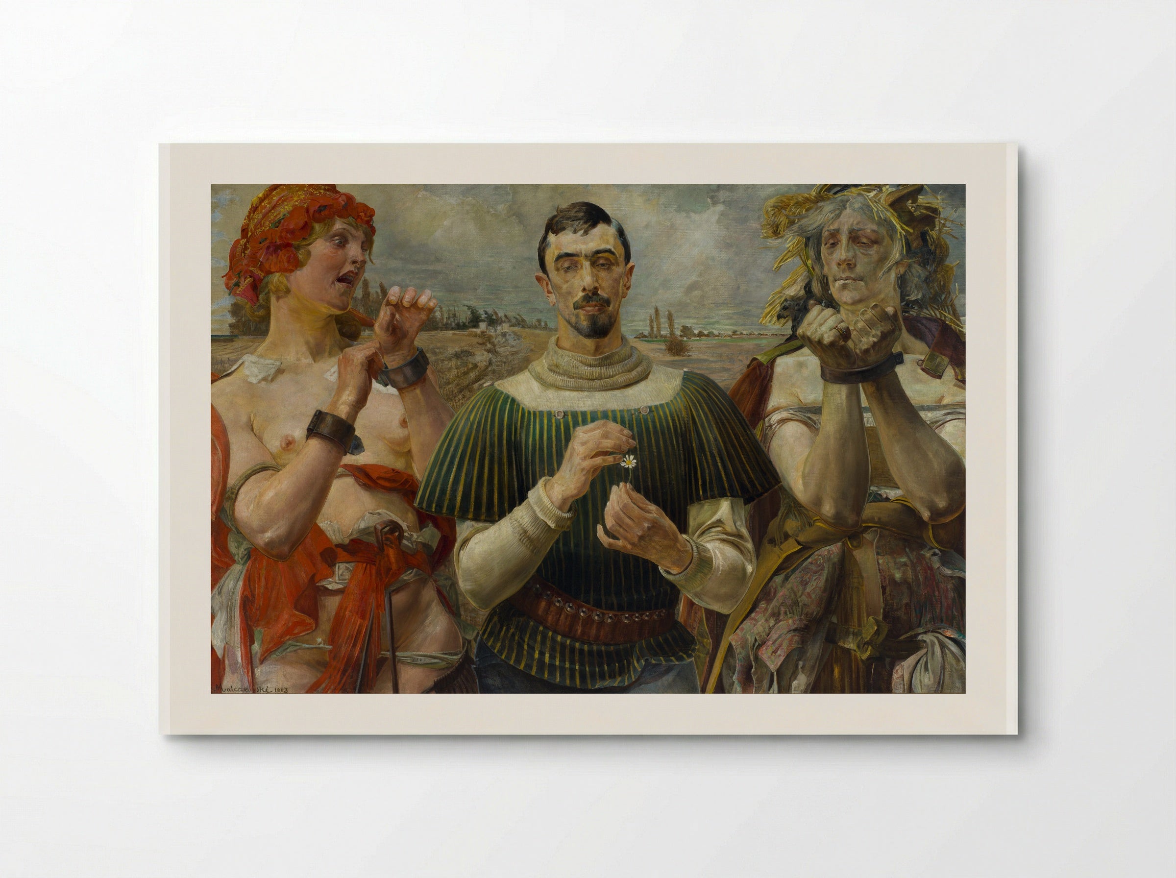 Portrait of Aleksander Wielopolski - Jacek Malczewski - Poster