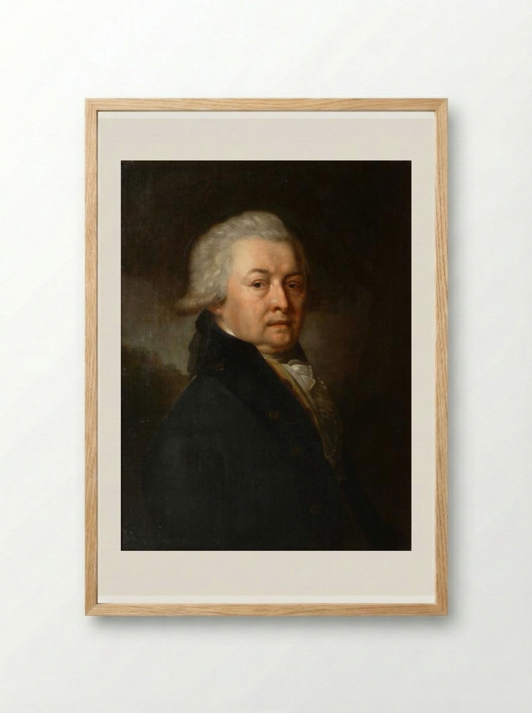 Portrait of Aleksei Alekseevich Konstantinova - Vladimir Borovikovsky - Framed Print Wood