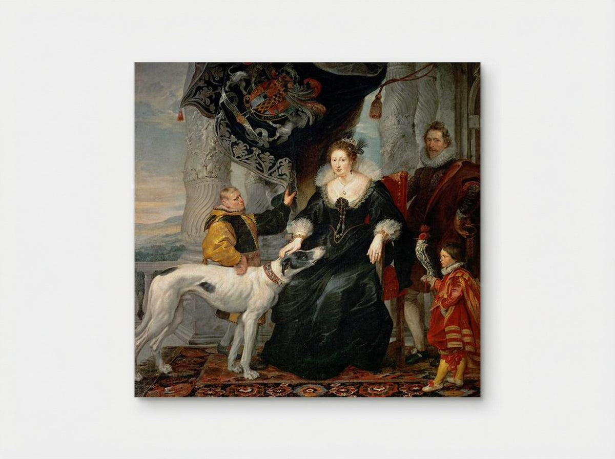 Portrait of Alethea Talbot, Countess of Arundel, with her Train - Peter Paul Rubens - Poster