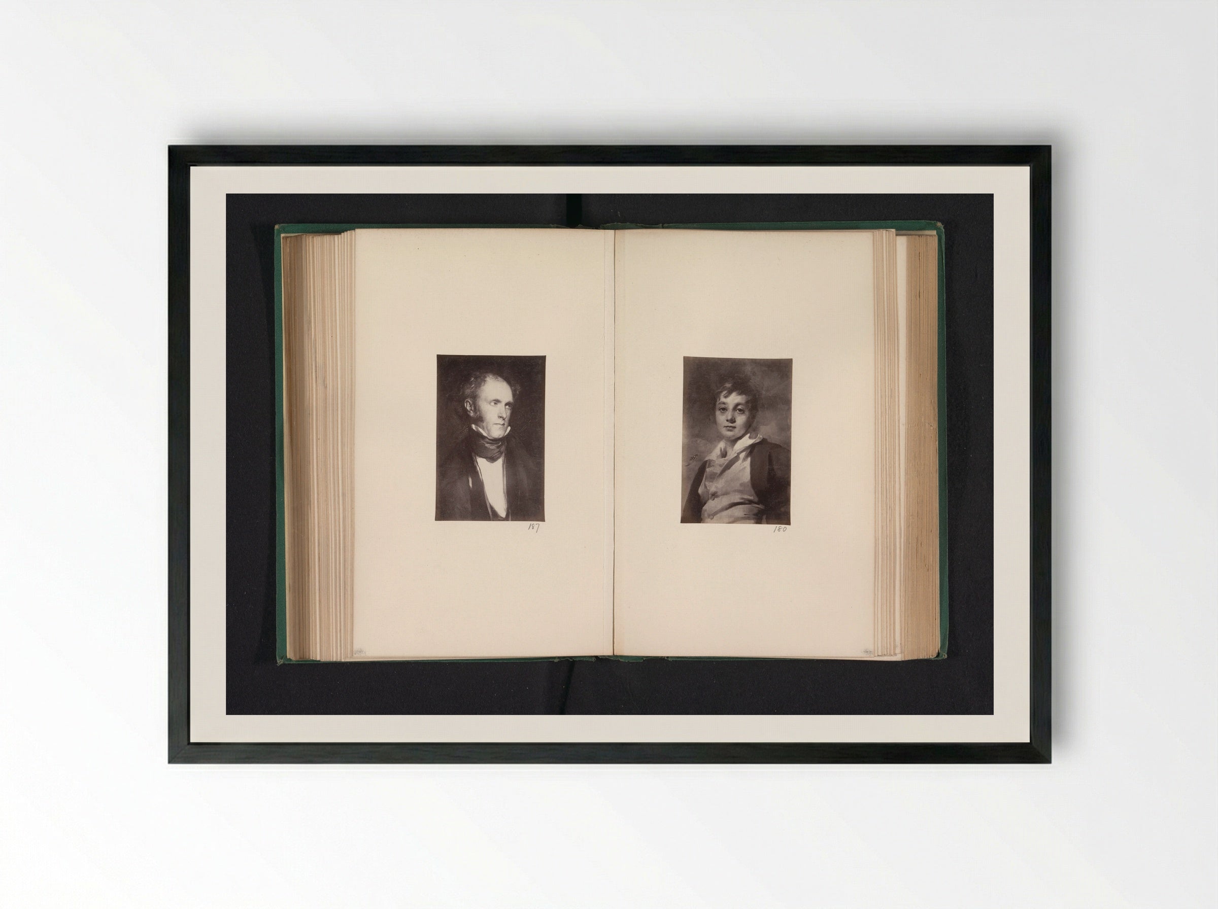 Portrait of Alexander Graham - Thomas Annan - Framed Print Black