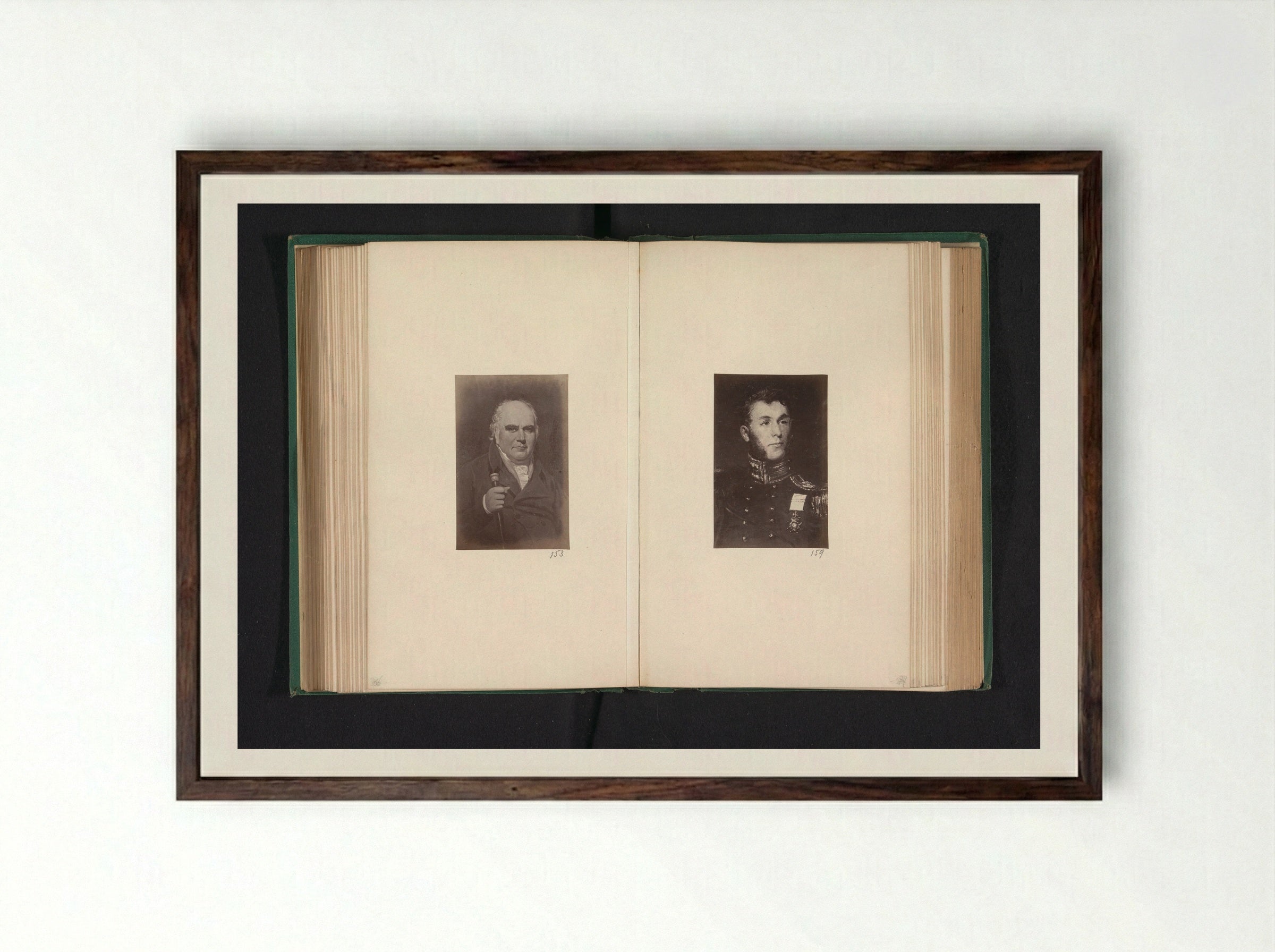 Portrait of Alexander Hope Pattison - Thomas Annan - Framed Print Dark Wood