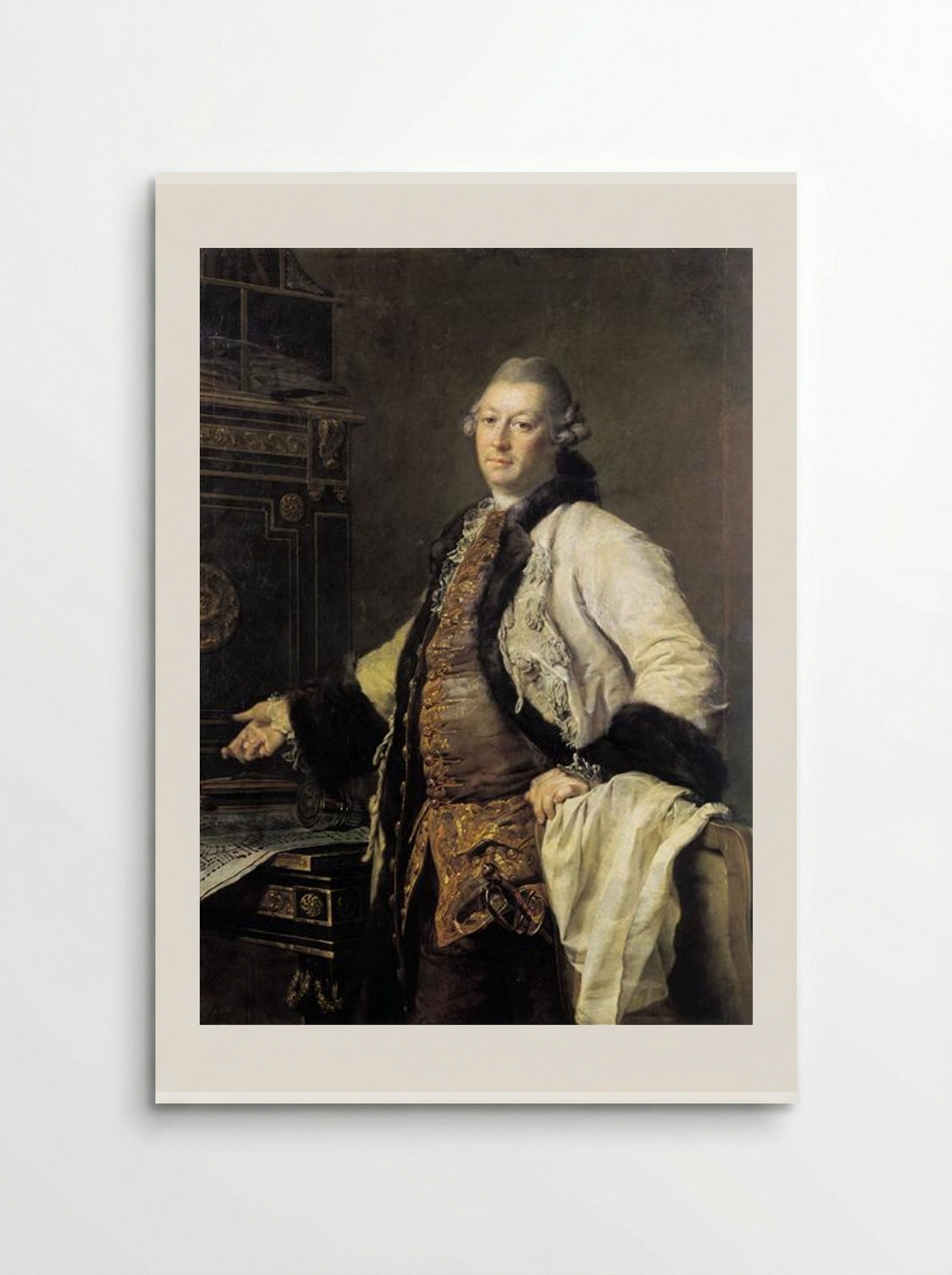Portrait of Alexander Kokorinov - Dmitry Levitzky - Poster