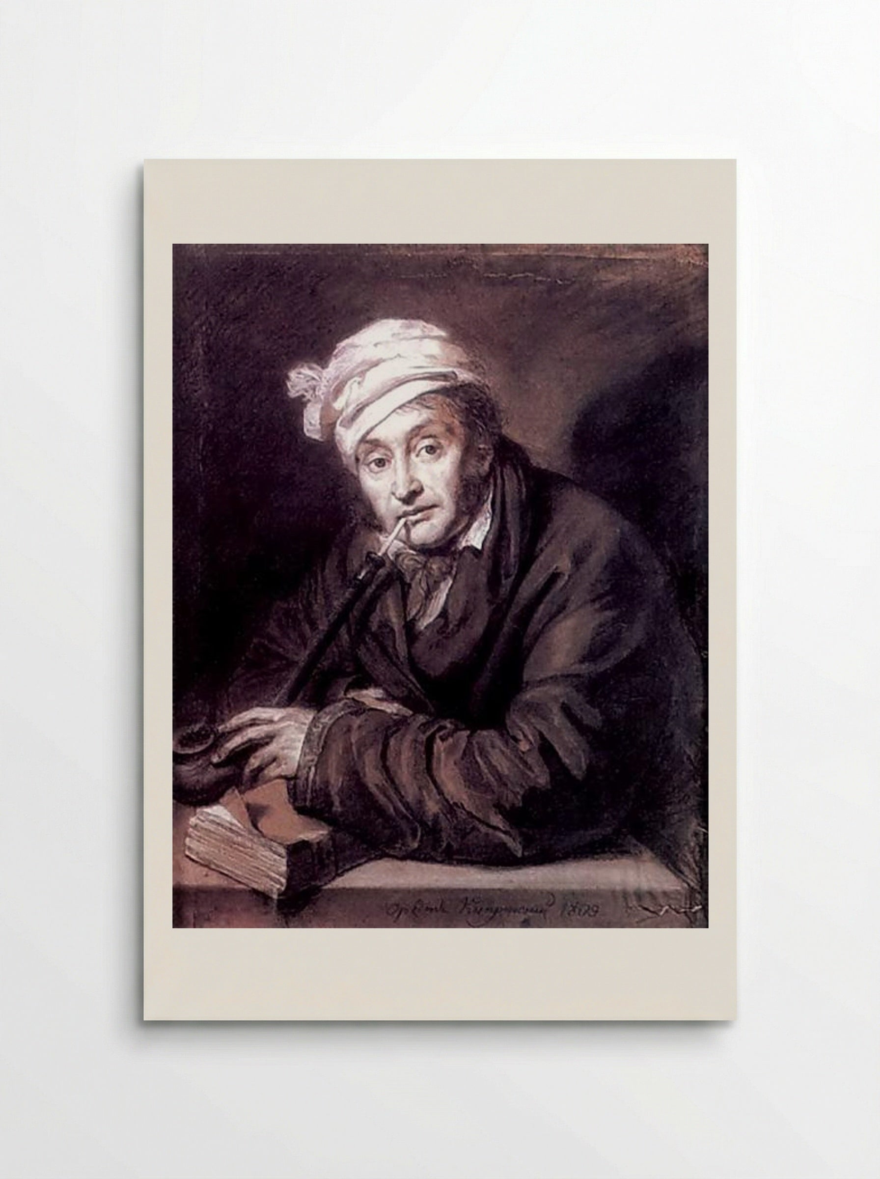 Portrait of Alexei Davydov - Orest Kiprensky - Poster