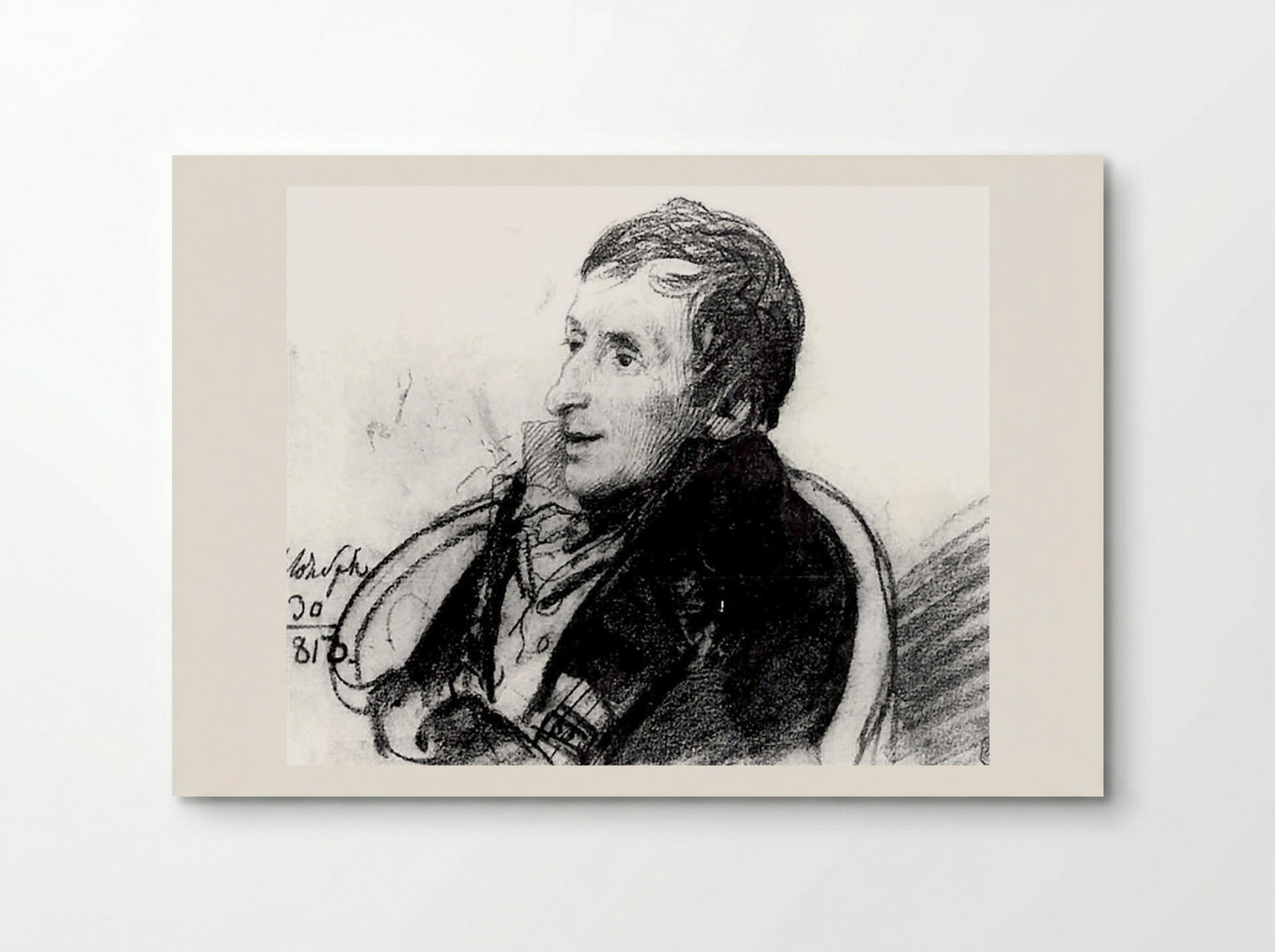 Portrait of Alexei Nikolaevich Olenin - Orest Kiprensky - Poster