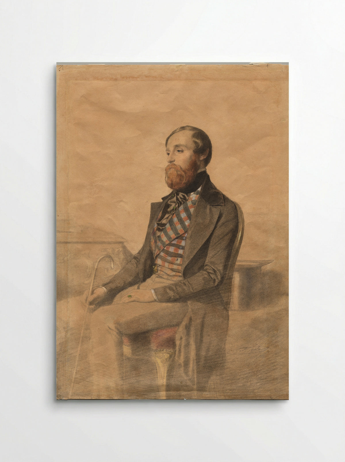 Portrait of Alfred de Musset - Alexandre Bida - Poster