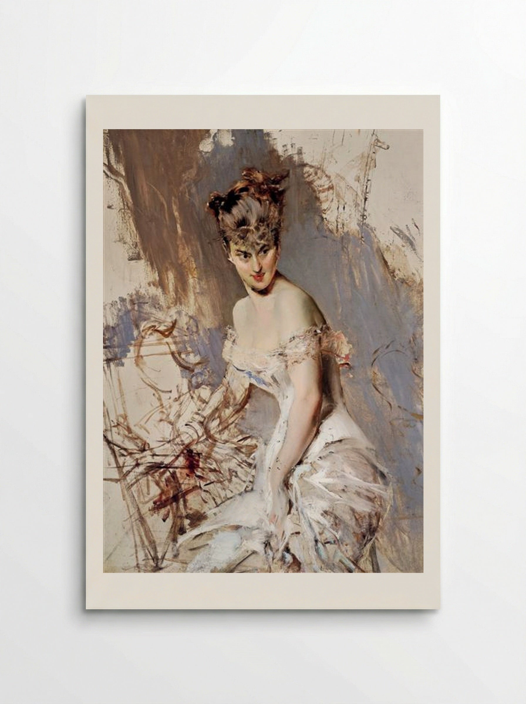 Portrait of Alice Regnault - Giovanni Boldini - Poster