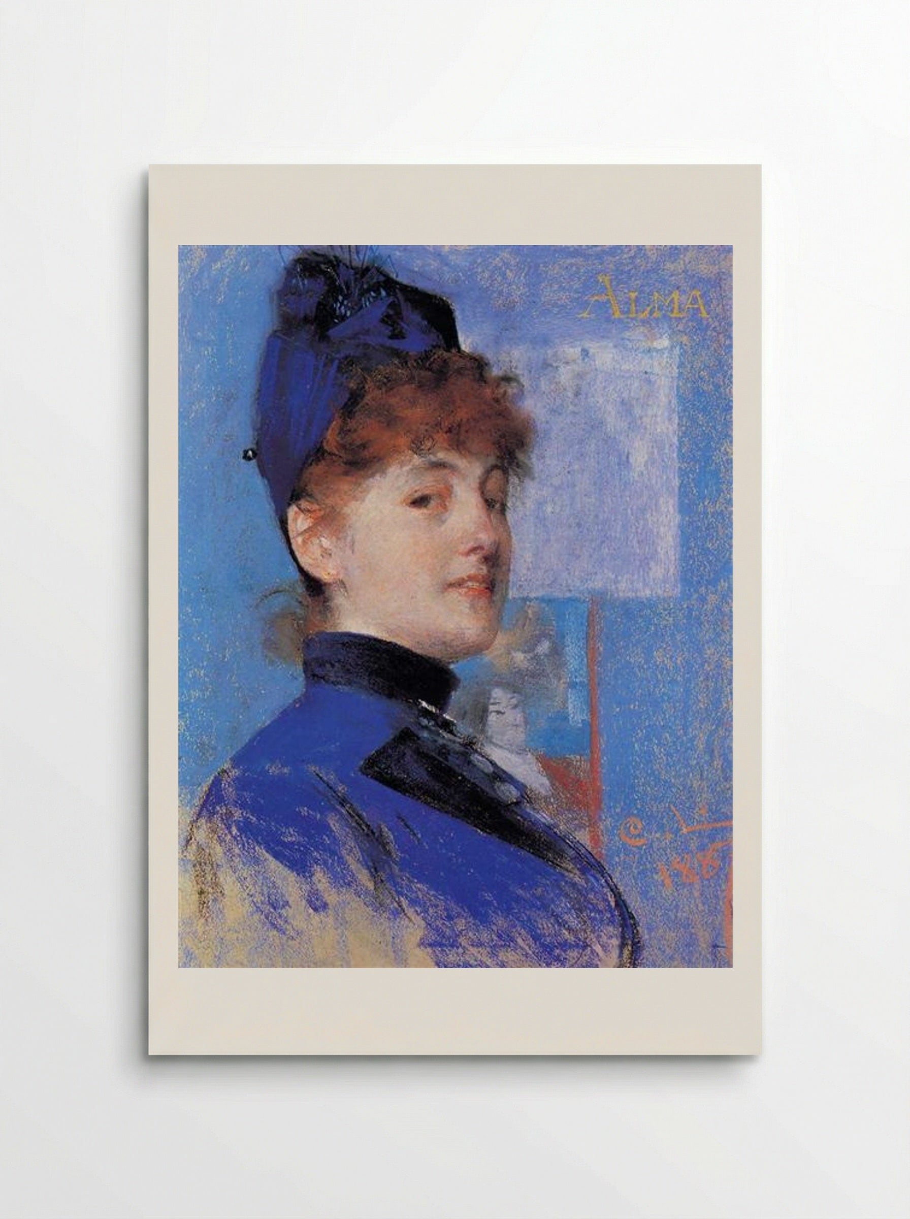 Portrait of Alma - Carl Larsson - Poster