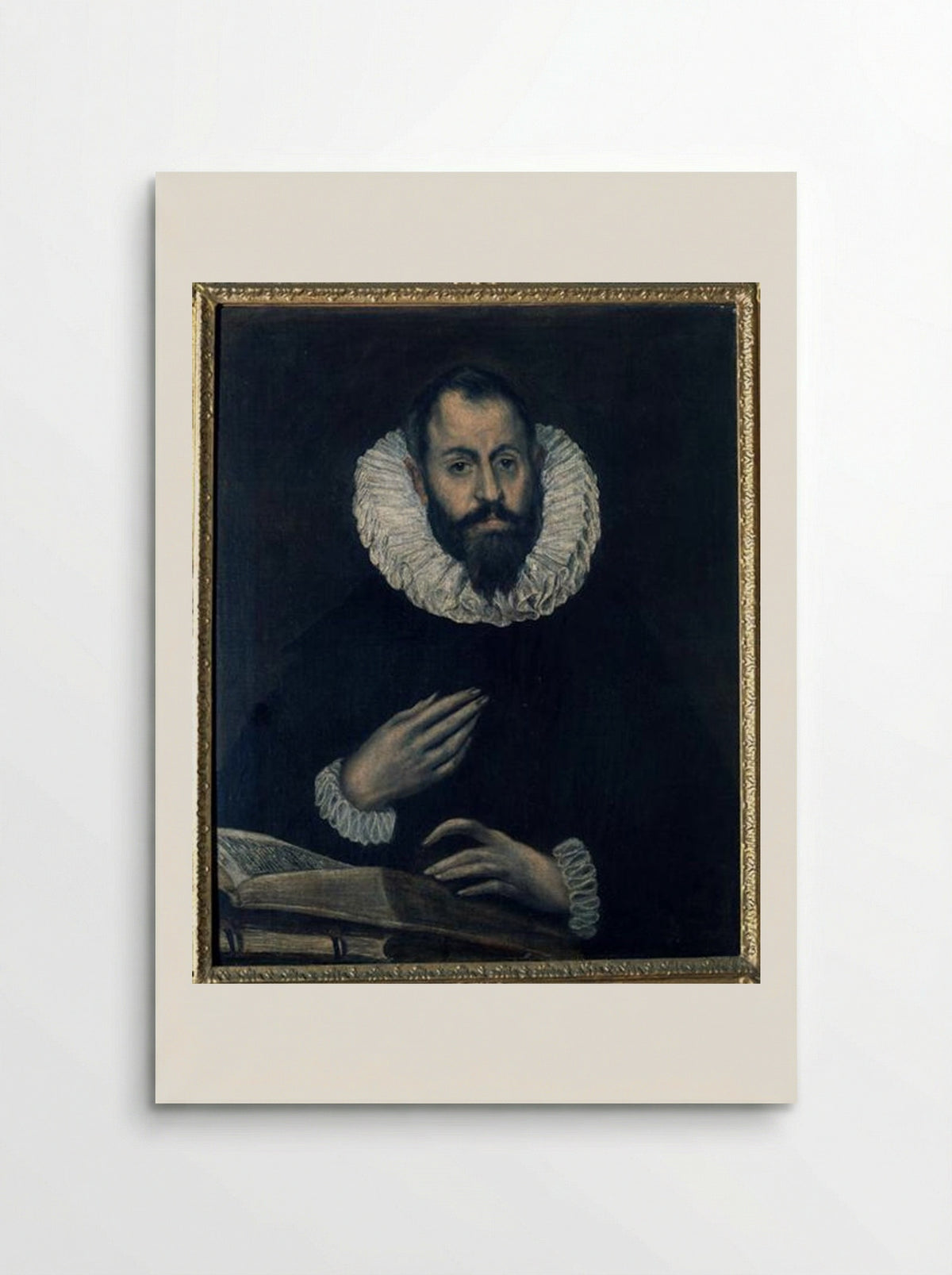 Portrait of Alonso de Herrera - El Greco - Poster