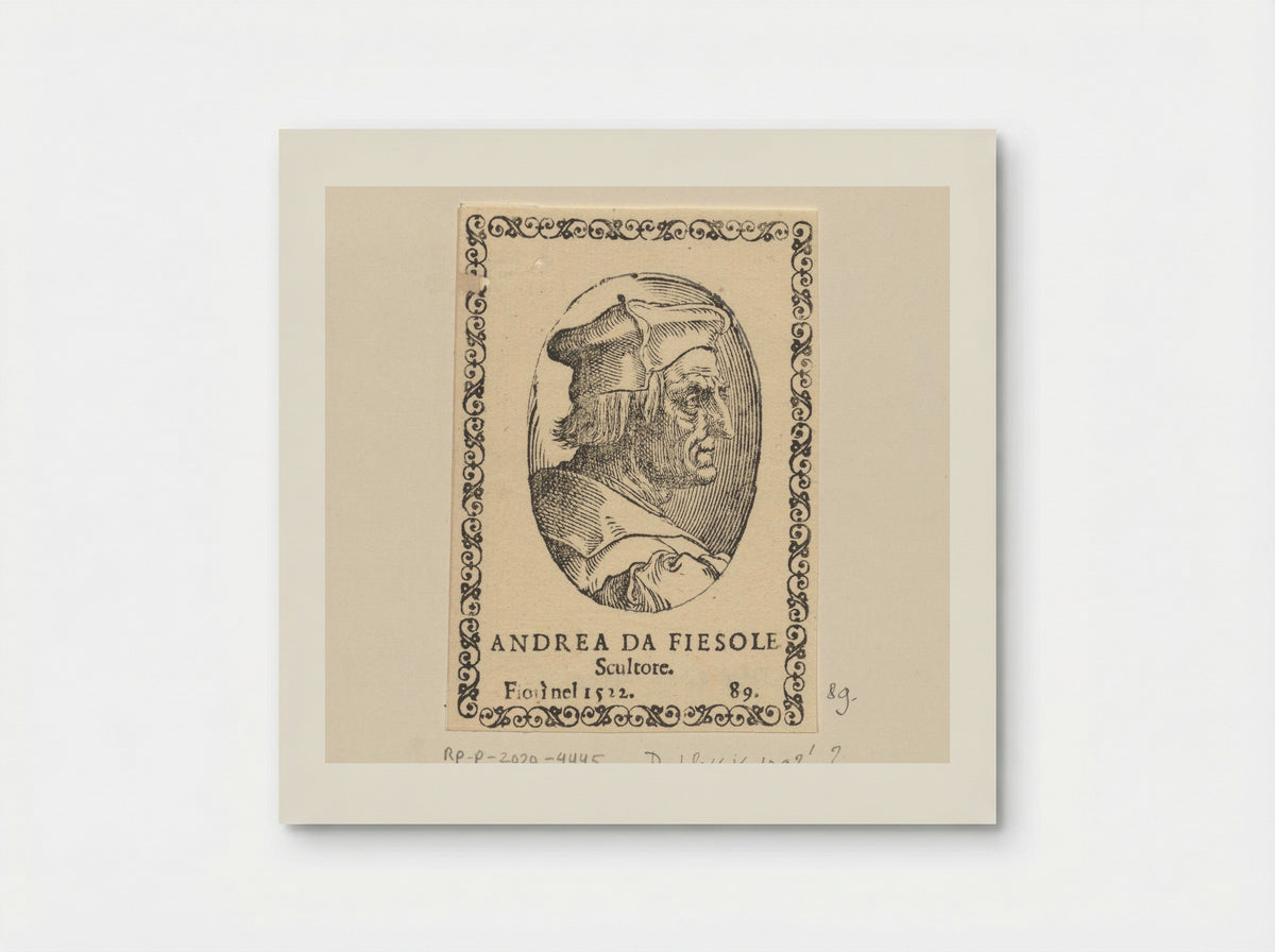 Portrait of Andrea Ferrucci - Cristoforo Coriolano - Poster