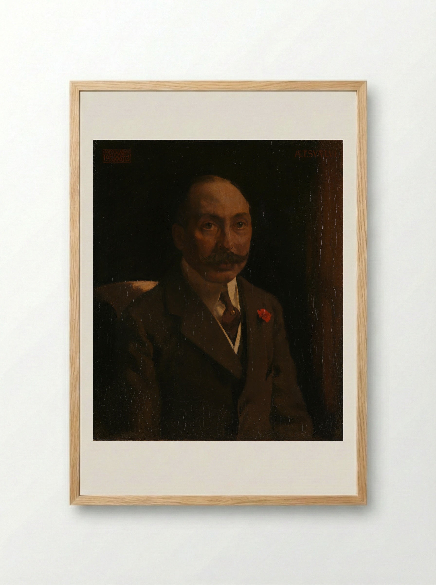 Portrait of Andries van Wezel - Willem Witsen - Framed Print Wood