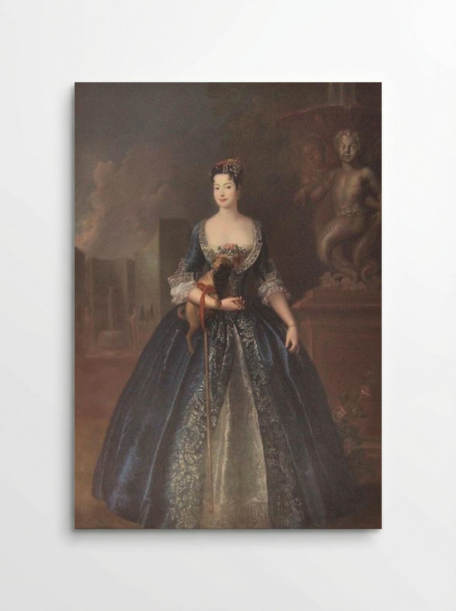Portrait of Anna Karolina Orzelska - Antoine Pesne - Poster