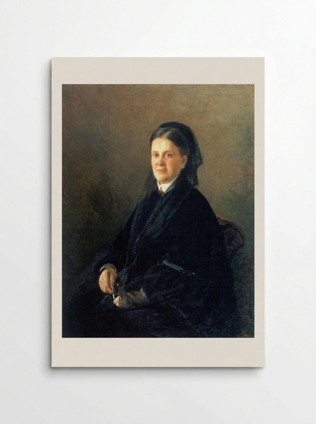 Portrait of Anna Olsufyeva - Nikolai Ge - Poster