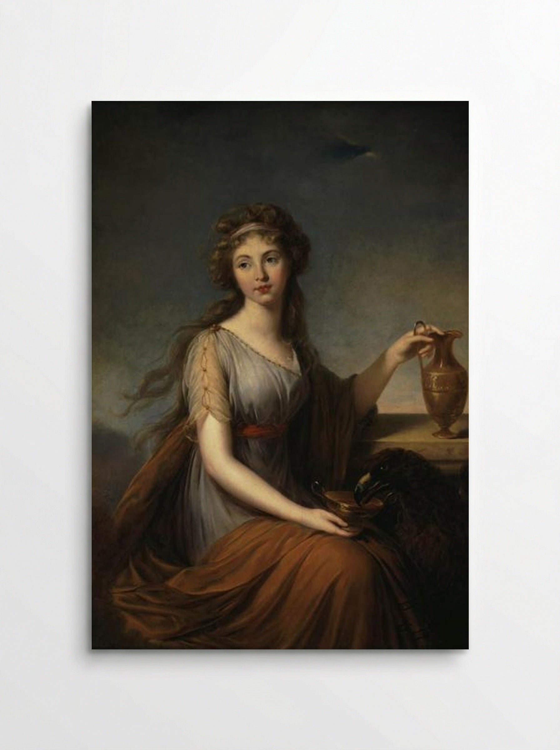 Portrait of Anna Pitt as Hebe - Louise Elisabeth Vigée Le Brun - Poster